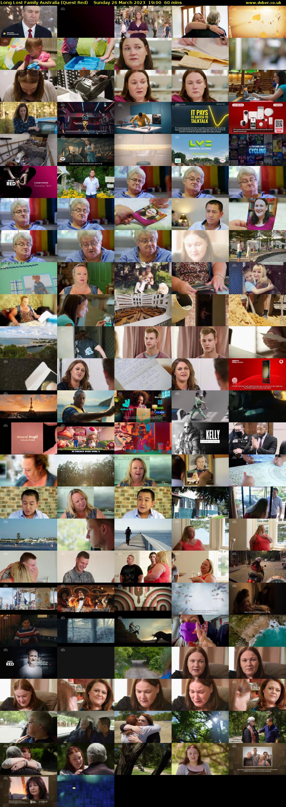 Long Lost Family Australia (Quest Red) Sunday 26 March 2023 19:00 - 20:00