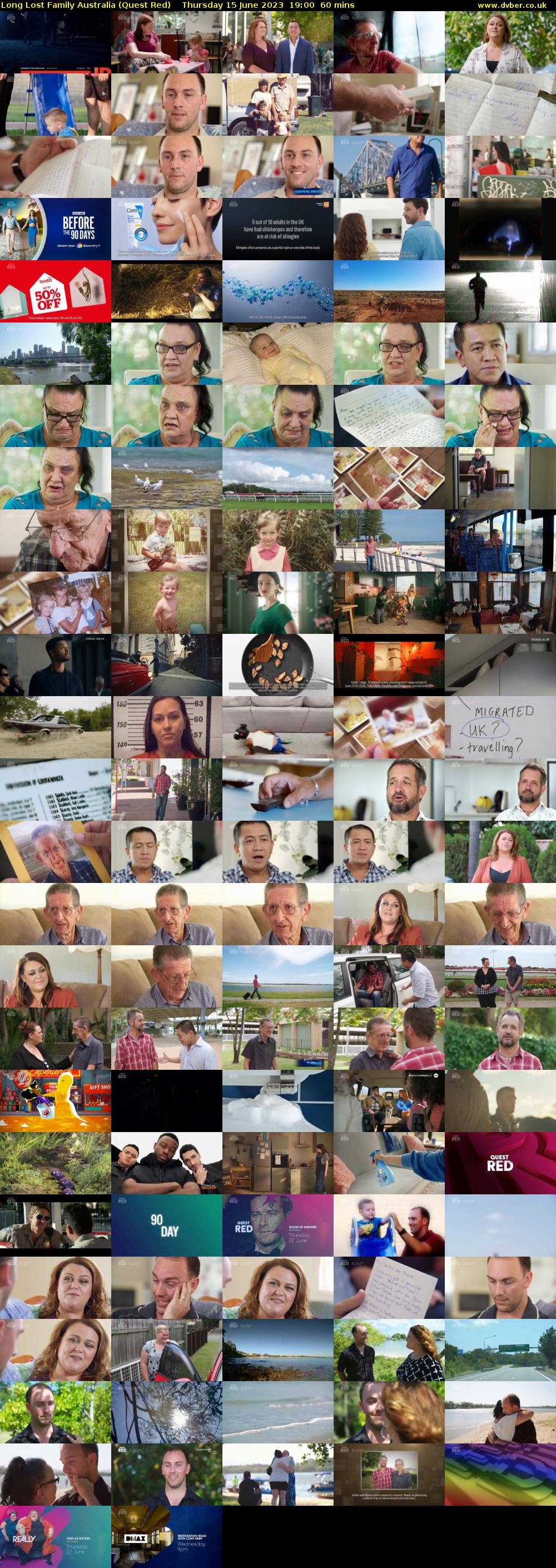 Long Lost Family Australia (Quest Red) Thursday 15 June 2023 19:00 - 20:00