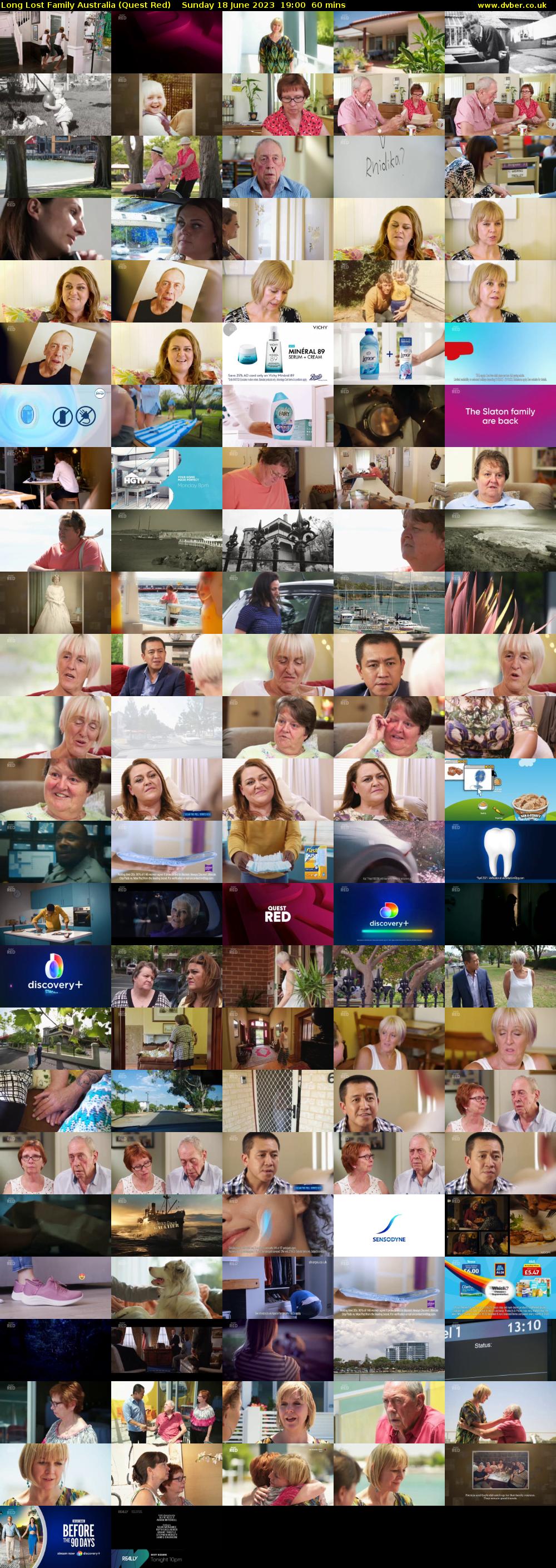 Long Lost Family Australia (Quest Red) Sunday 18 June 2023 19:00 - 20:00