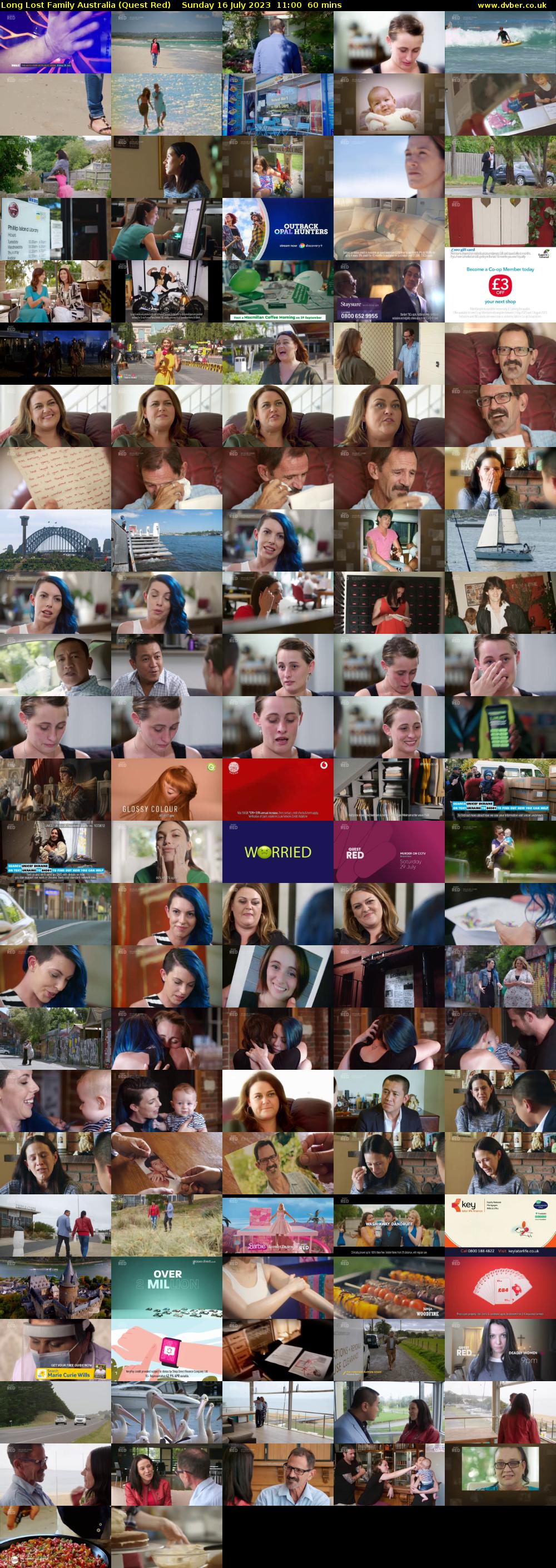 Long Lost Family Australia (Quest Red) Sunday 16 July 2023 11:00 - 12:00