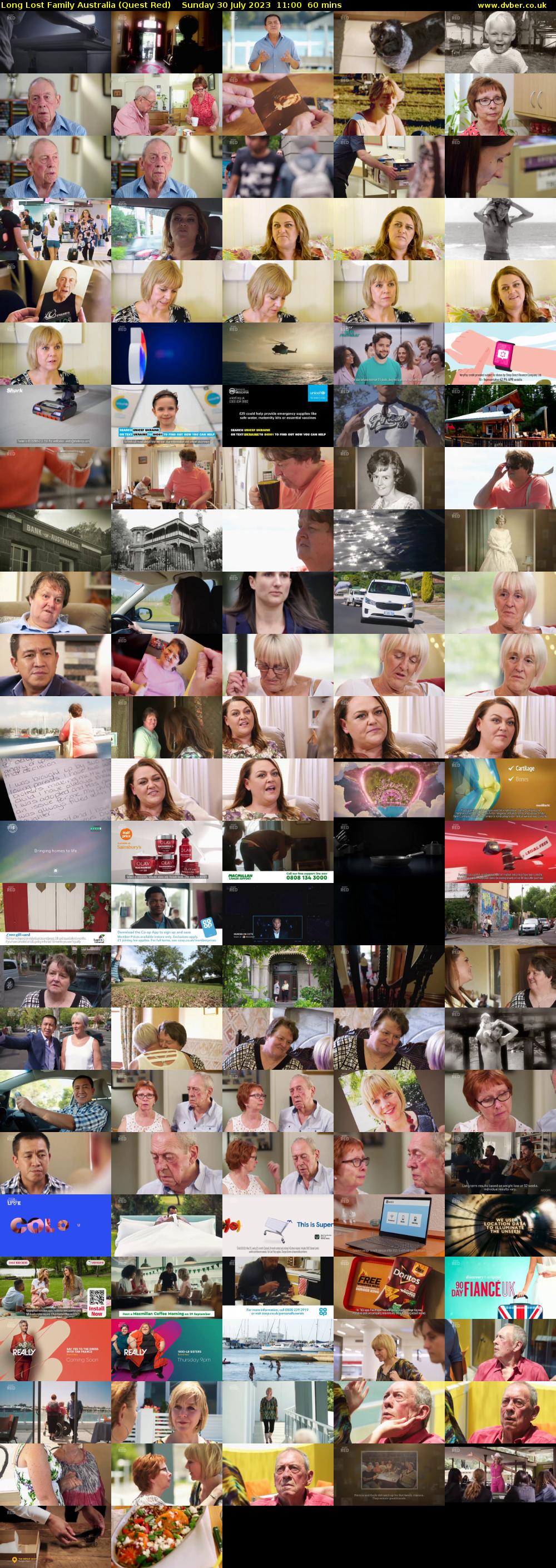 Long Lost Family Australia (Quest Red) Sunday 30 July 2023 11:00 - 12:00