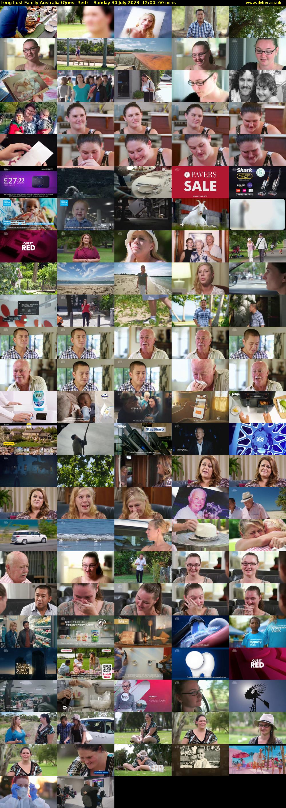 Long Lost Family Australia (Quest Red) Sunday 30 July 2023 12:00 - 13:00