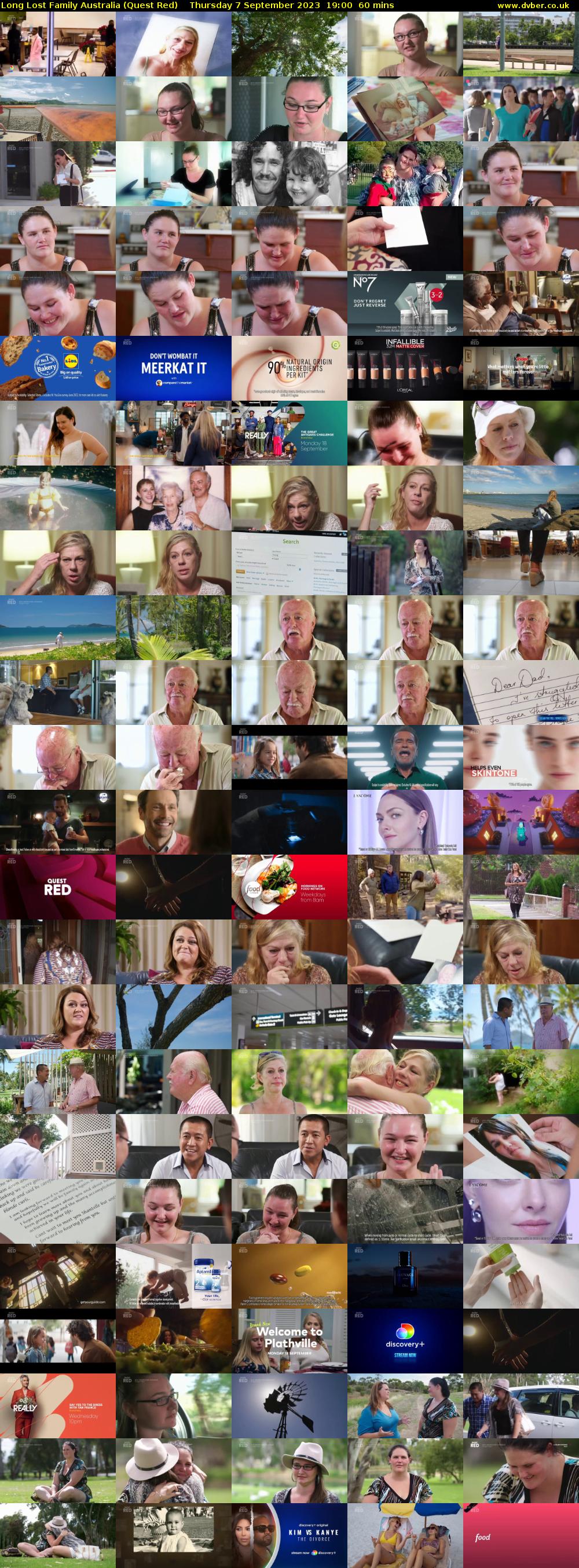 Long Lost Family Australia (Quest Red) Thursday 7 September 2023 19:00 - 20:00