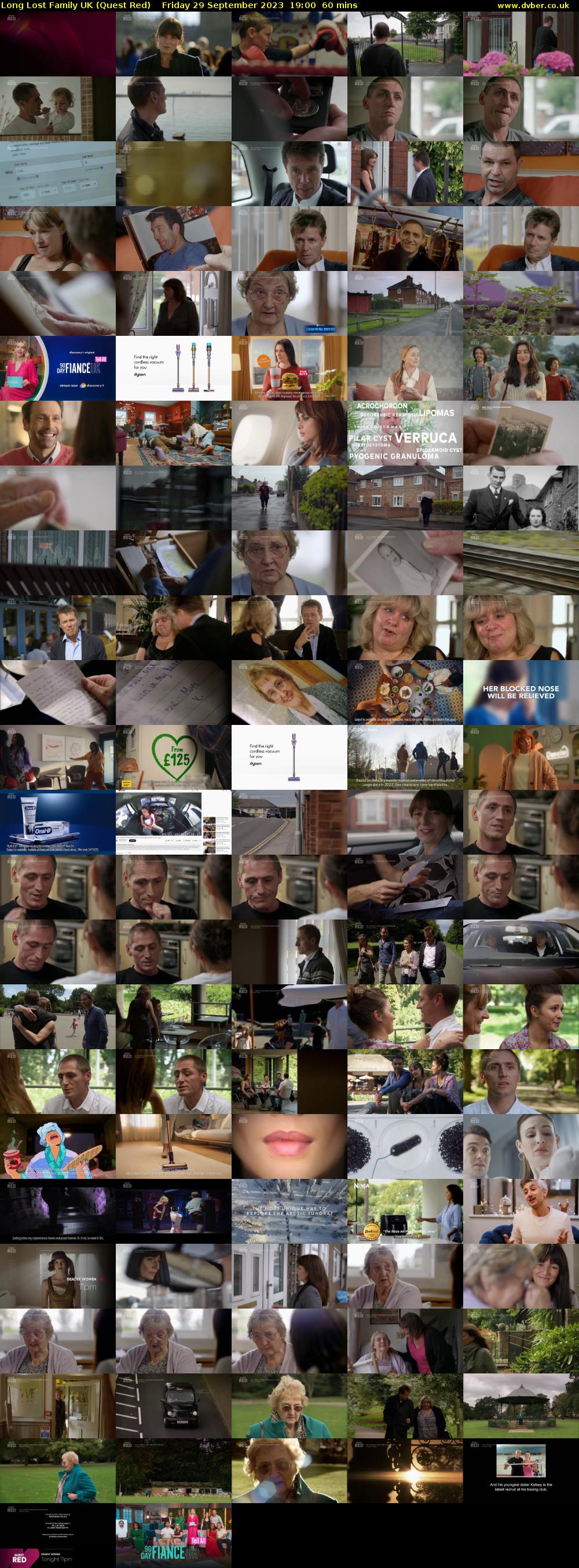 Long Lost Family UK (Quest Red) Friday 29 September 2023 19:00 - 20:00