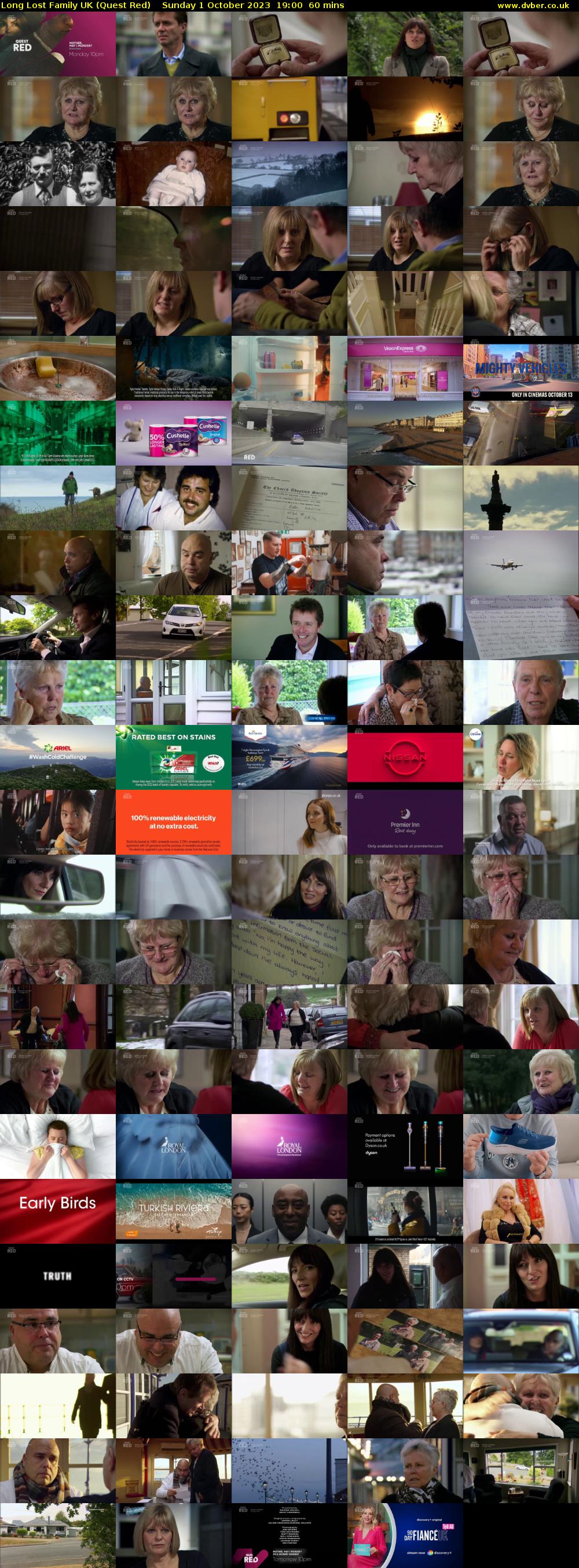 Long Lost Family UK (Quest Red) Sunday 1 October 2023 19:00 - 20:00