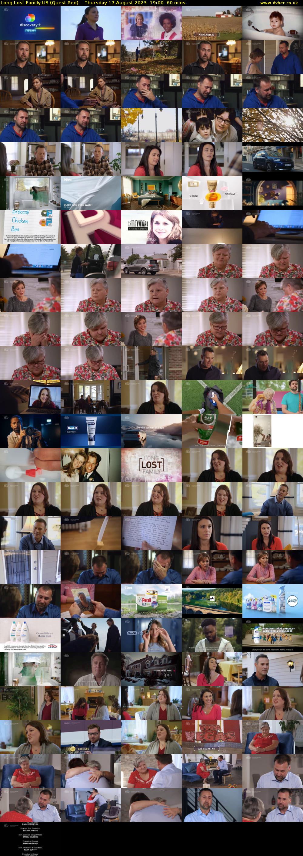 Long Lost Family US (Quest Red) Thursday 17 August 2023 19:00 - 20:00