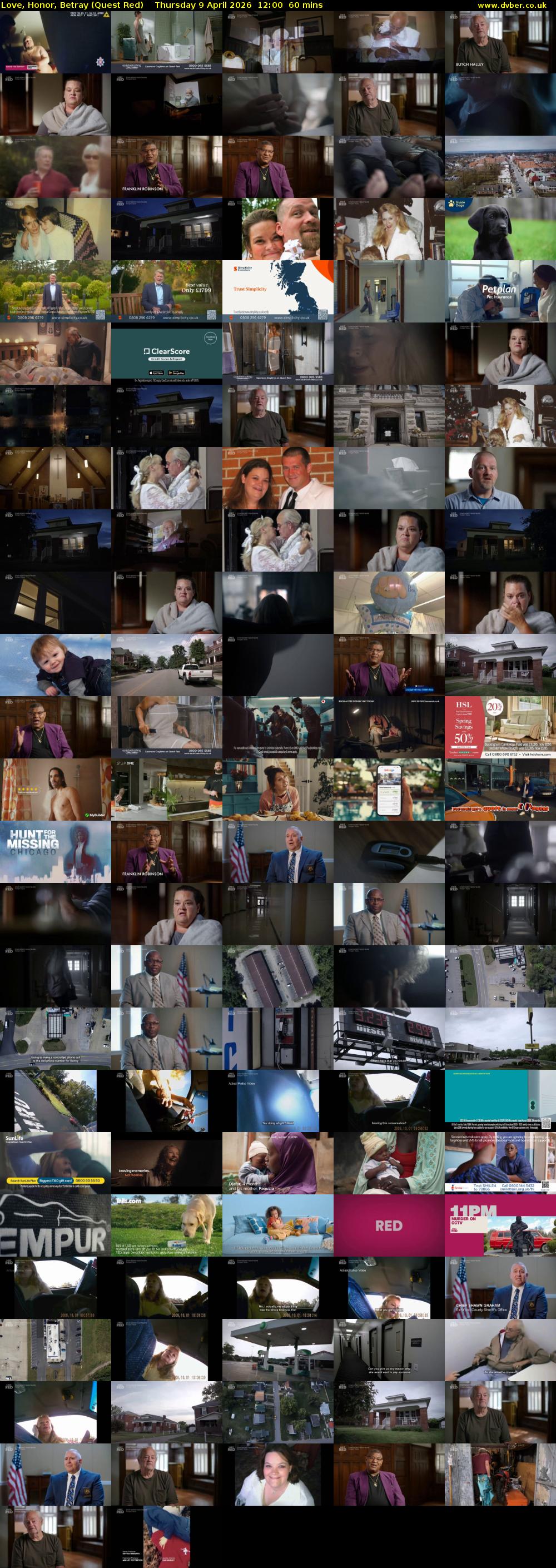 Love, Honor, Betray (Quest Red) Thursday 9 April 2026 12:00 - 13:00