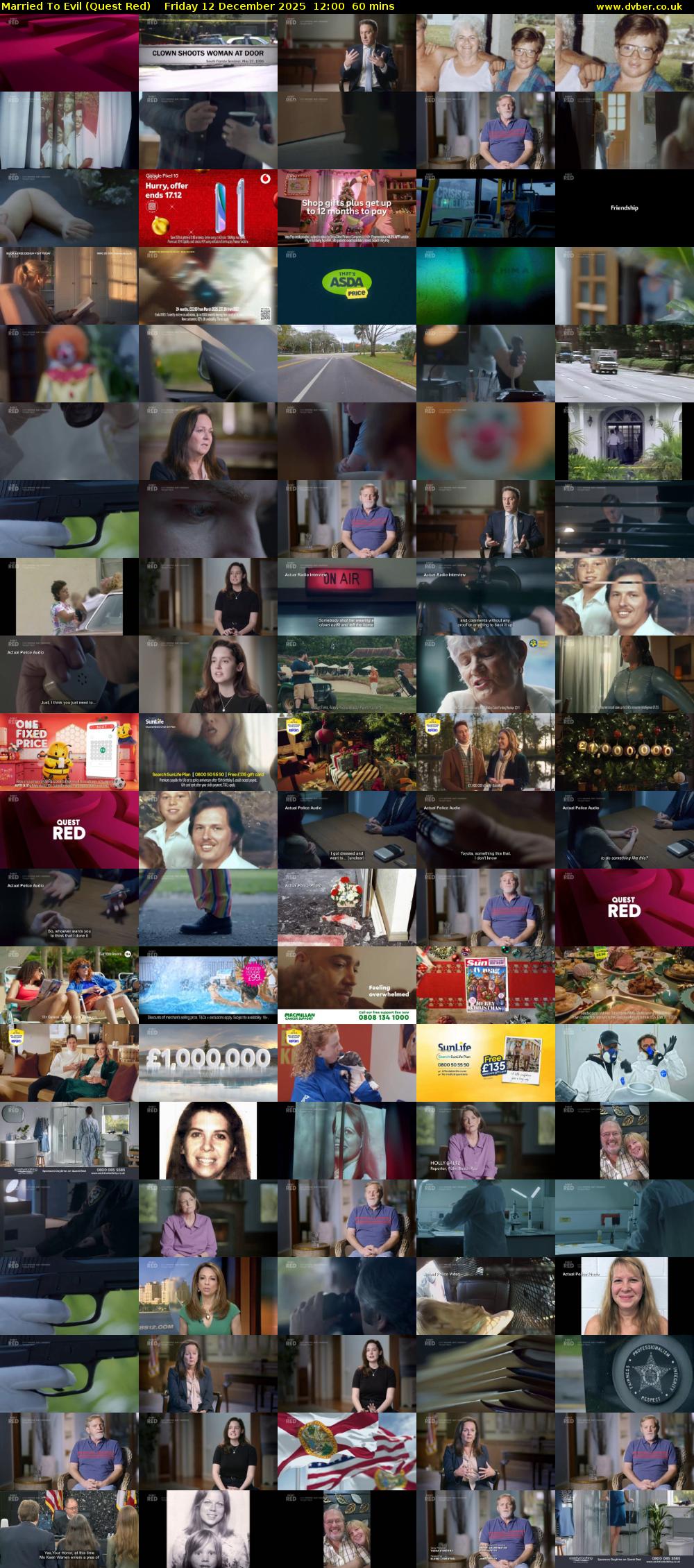 Married To Evil (Quest Red) Friday 12 December 2025 12:00 - 13:00