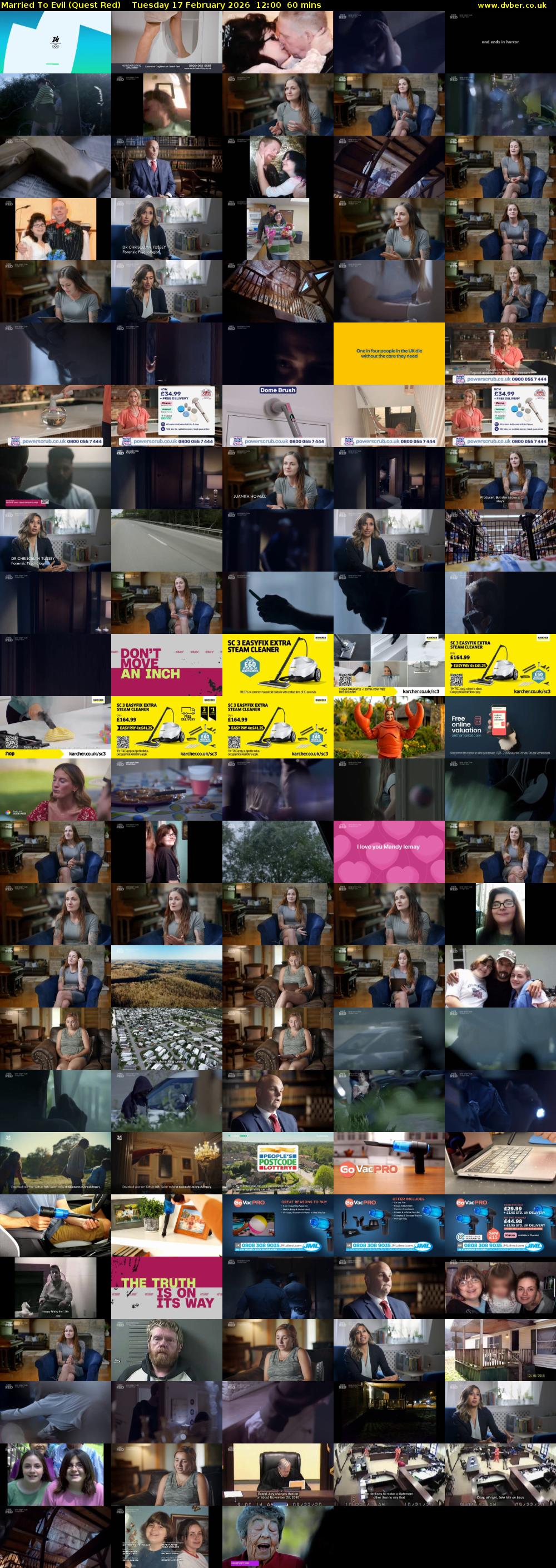 Married To Evil (Quest Red) Tuesday 17 February 2026 12:00 - 13:00