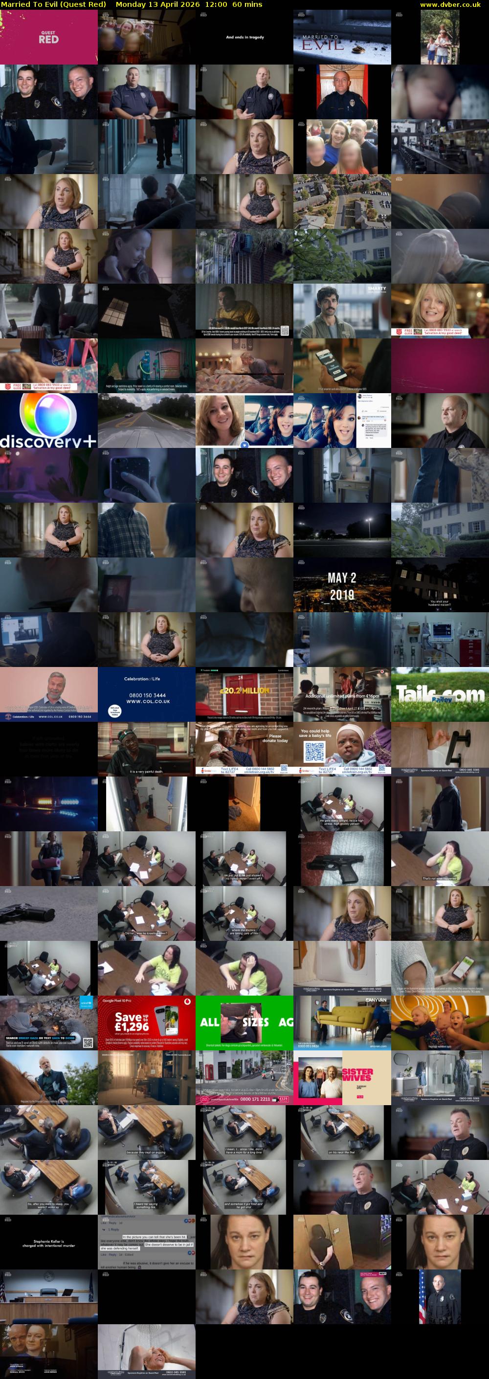 Married To Evil (Quest Red) Monday 13 April 2026 12:00 - 13:00