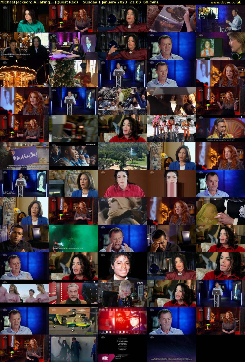 Michael Jackson: A Faking... (Quest Red) Sunday 1 January 2023 21:00 - 22:00