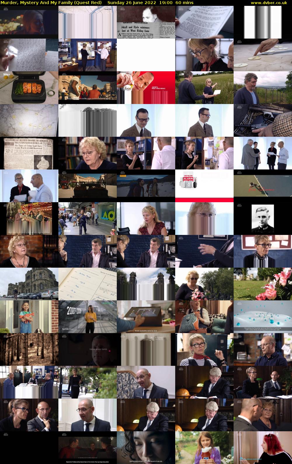 Murder, Mystery And My Family (Quest Red) Sunday 26 June 2022 19:00 - 20:00