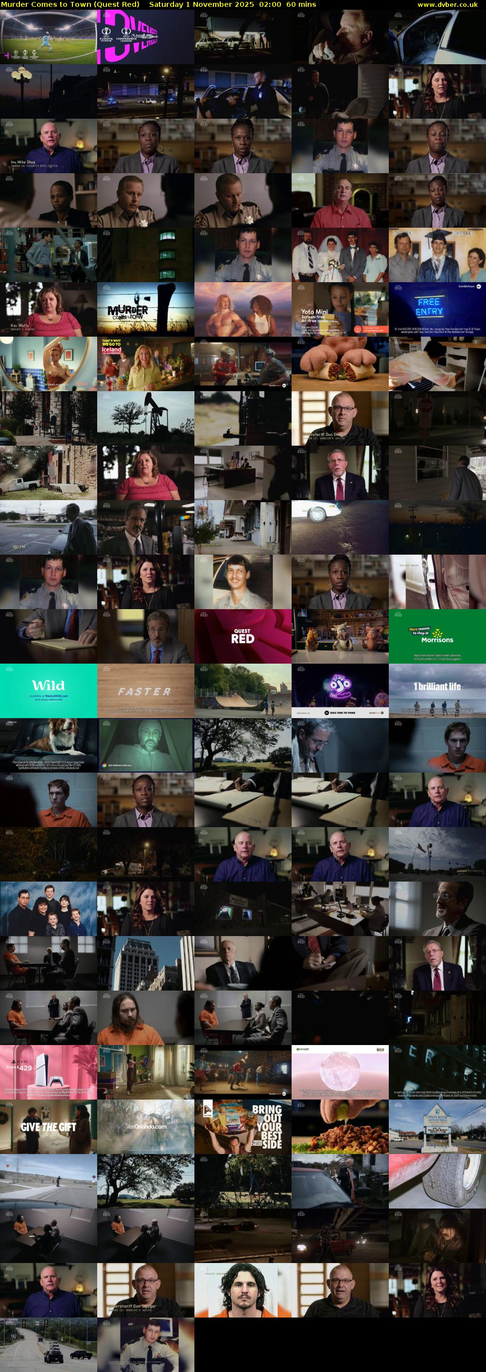 Murder Comes to Town (Quest Red) Saturday 1 November 2025 02:00 - 03:00