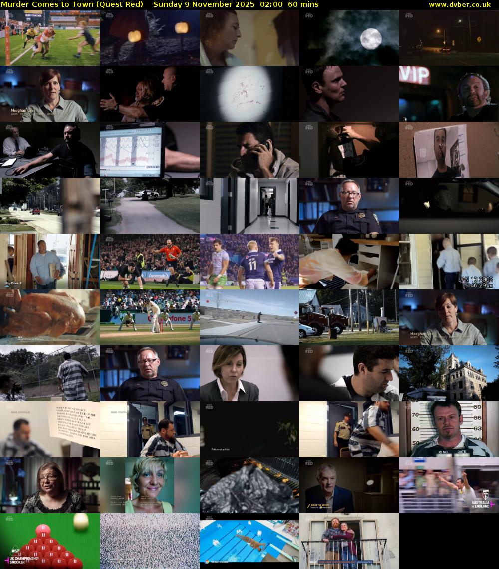 Murder Comes to Town (Quest Red) Sunday 9 November 2025 02:00 - 03:00