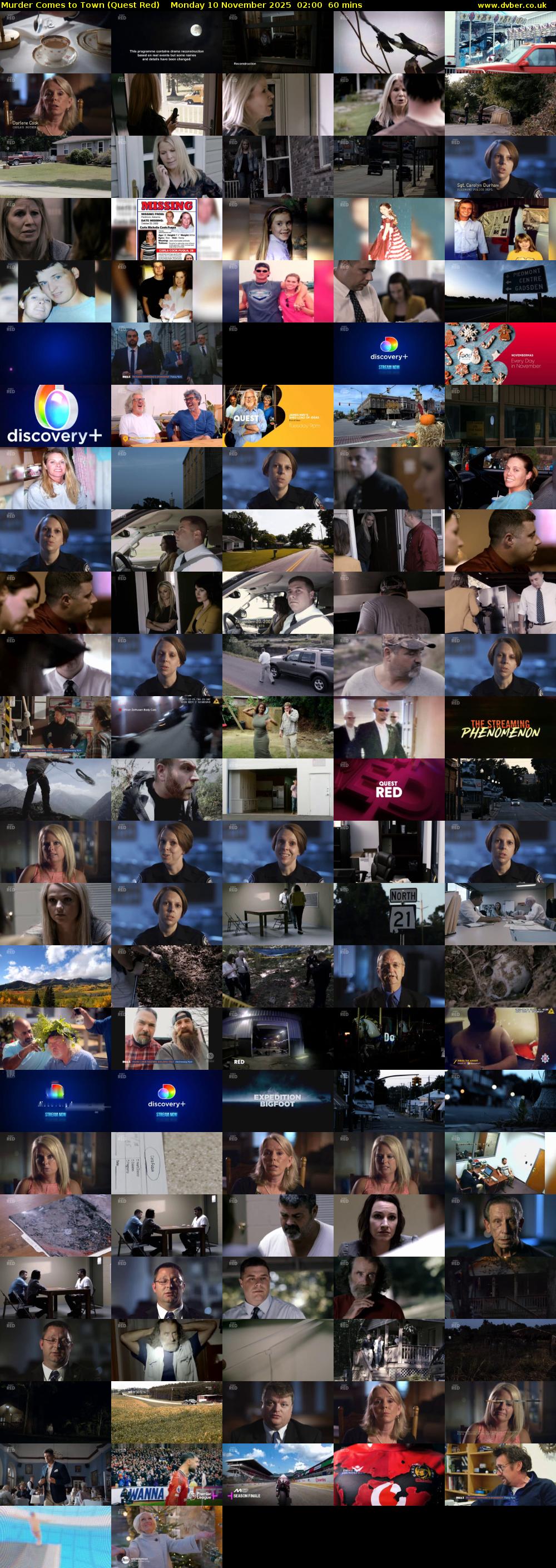 Murder Comes to Town (Quest Red) Monday 10 November 2025 02:00 - 03:00