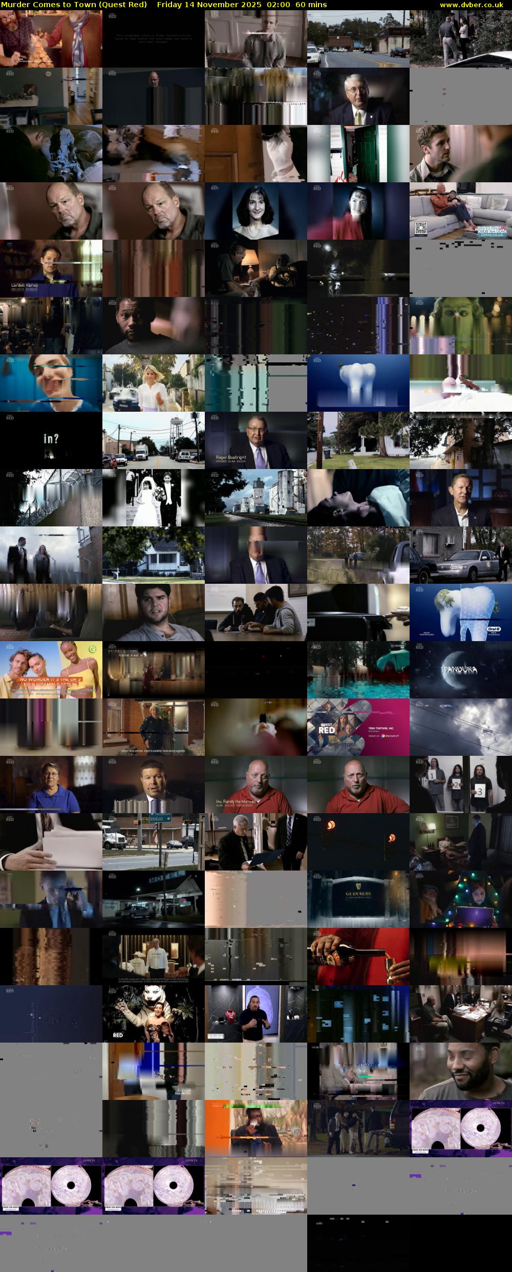 Murder Comes to Town (Quest Red) Friday 14 November 2025 02:00 - 03:00