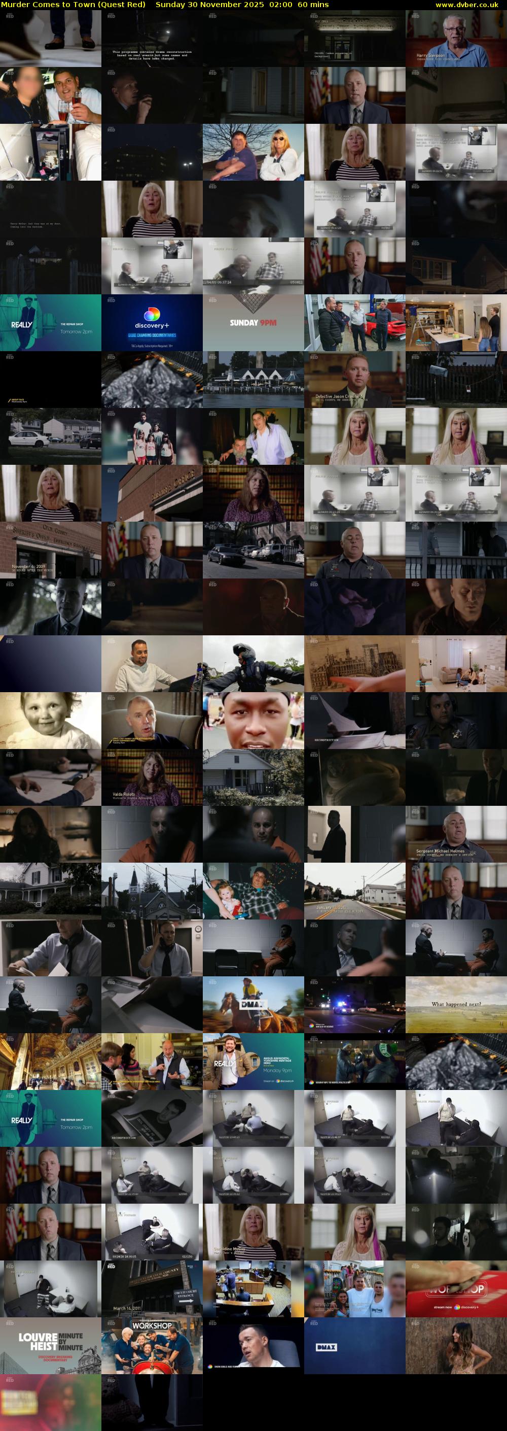 Murder Comes to Town (Quest Red) Sunday 30 November 2025 02:00 - 03:00