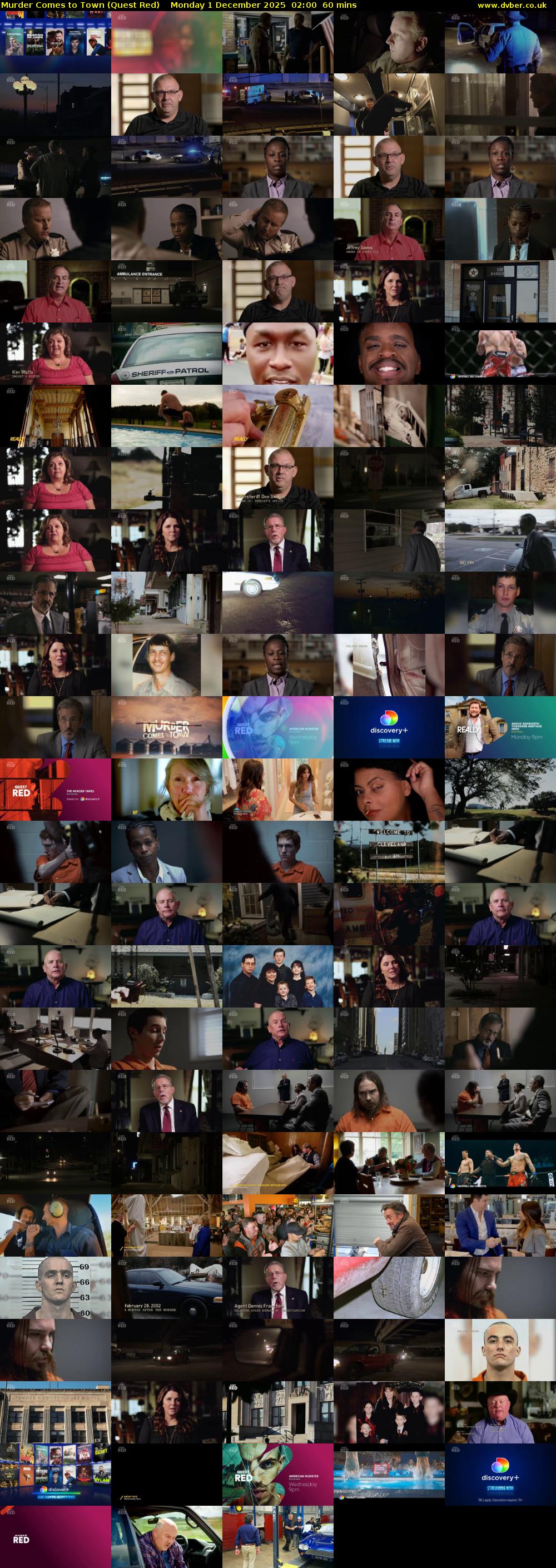 Murder Comes to Town (Quest Red) Monday 1 December 2025 02:00 - 03:00