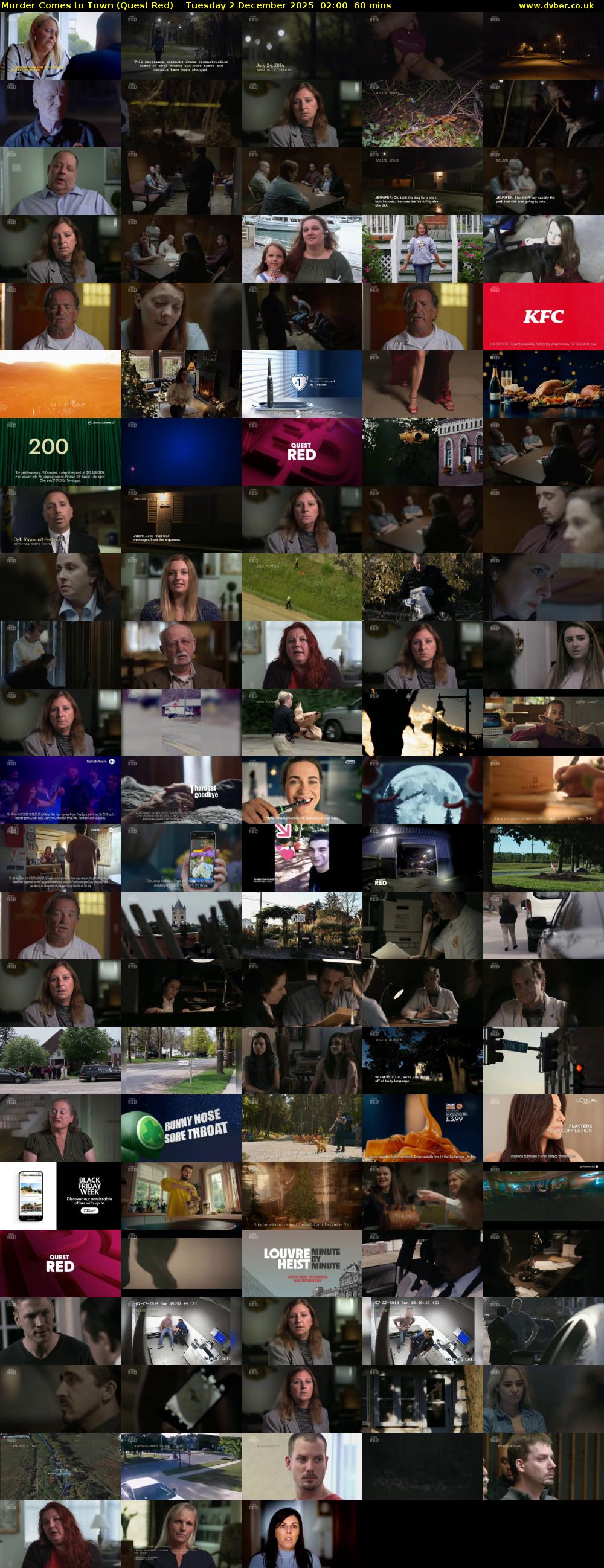 Murder Comes to Town (Quest Red) Tuesday 2 December 2025 02:00 - 03:00