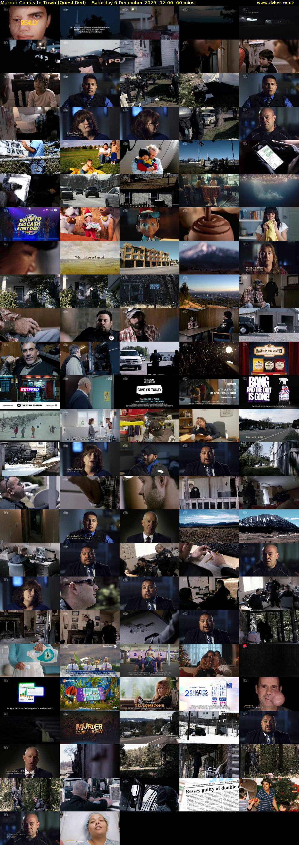 Murder Comes to Town (Quest Red) Saturday 6 December 2025 02:00 - 03:00