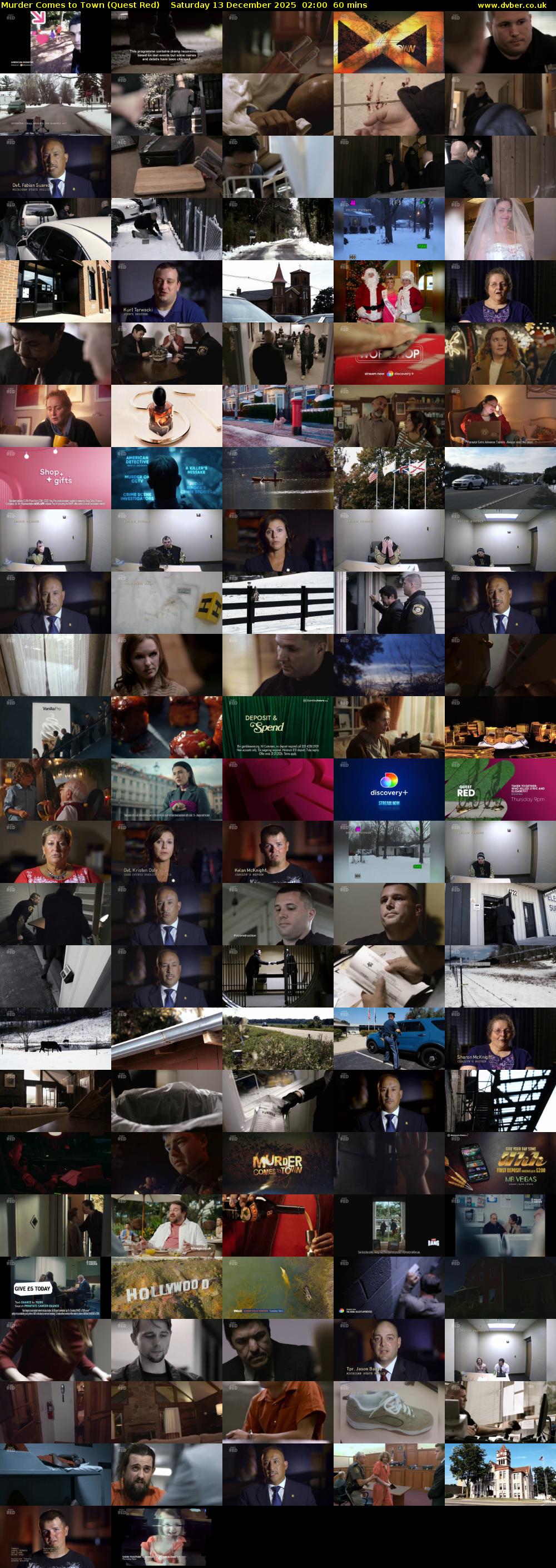 Murder Comes to Town (Quest Red) Saturday 13 December 2025 02:00 - 03:00