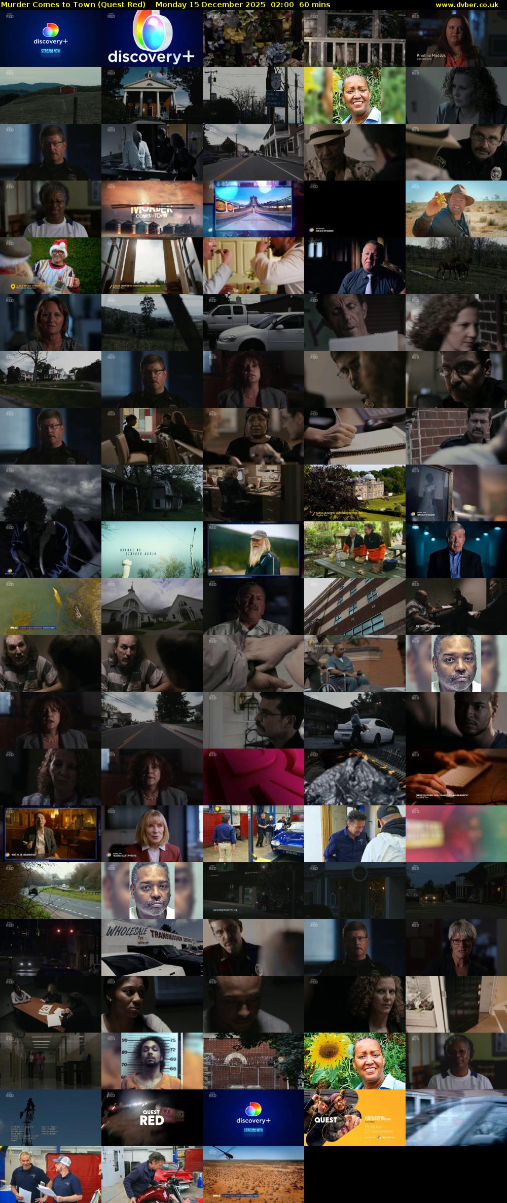 Murder Comes to Town (Quest Red) Monday 15 December 2025 02:00 - 03:00