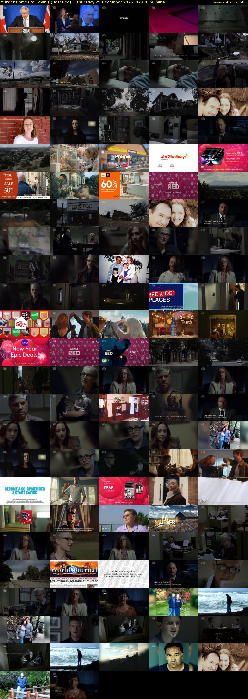 Murder Comes to Town (Quest Red) Thursday 25 December 2025 02:00 - 03:00