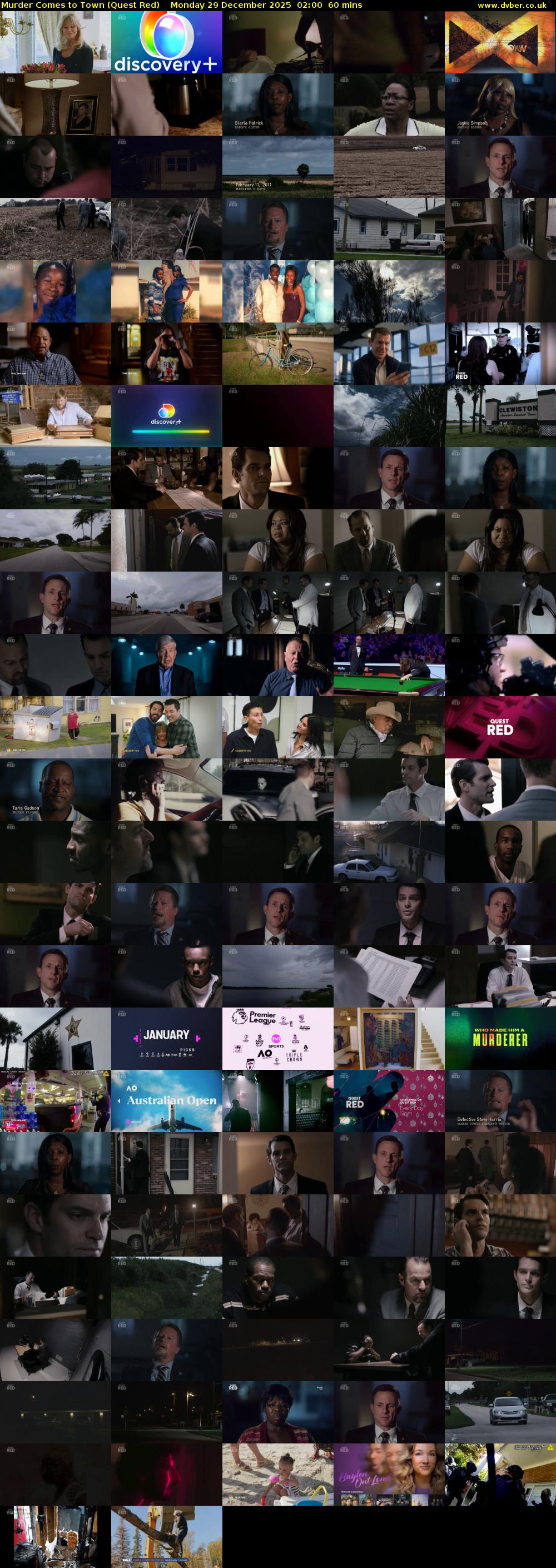 Murder Comes to Town (Quest Red) Monday 29 December 2025 02:00 - 03:00