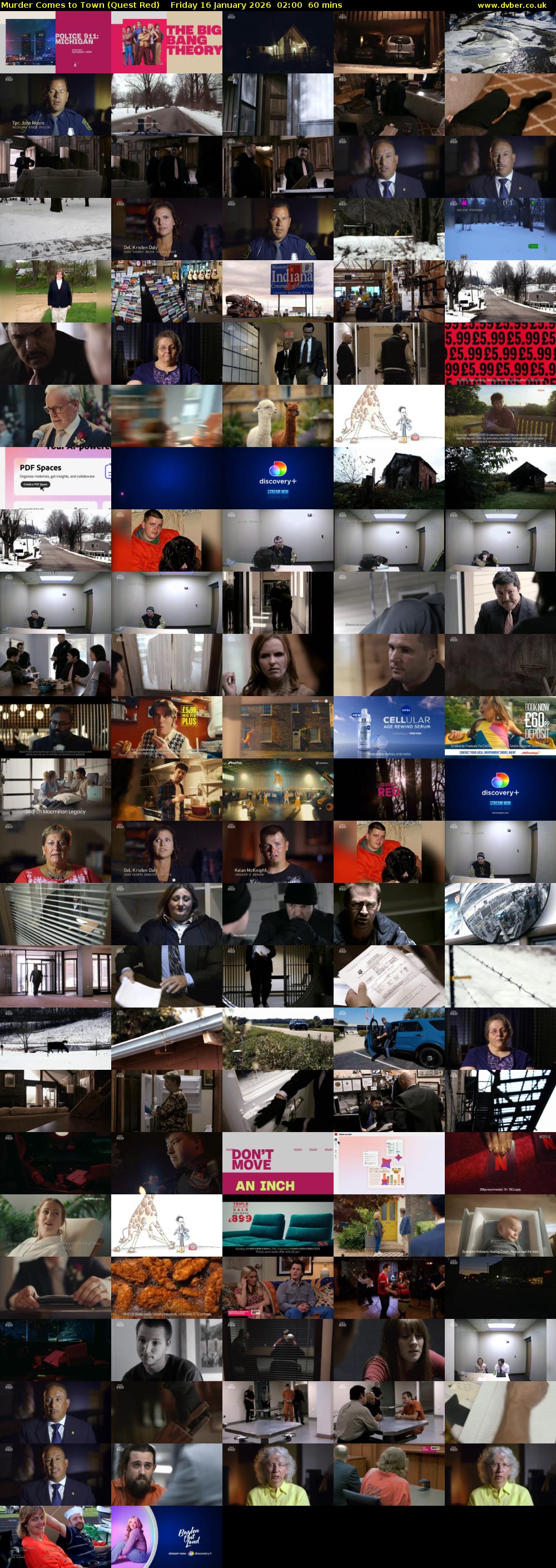 Murder Comes to Town (Quest Red) Friday 16 January 2026 02:00 - 03:00