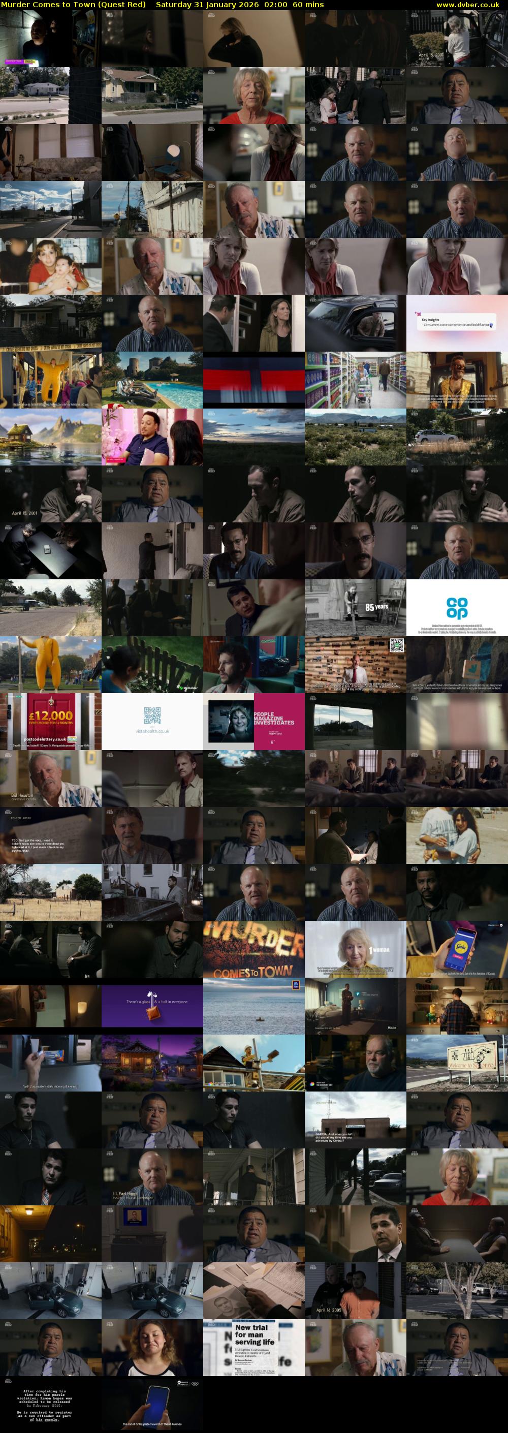 Murder Comes to Town (Quest Red) Saturday 31 January 2026 02:00 - 03:00