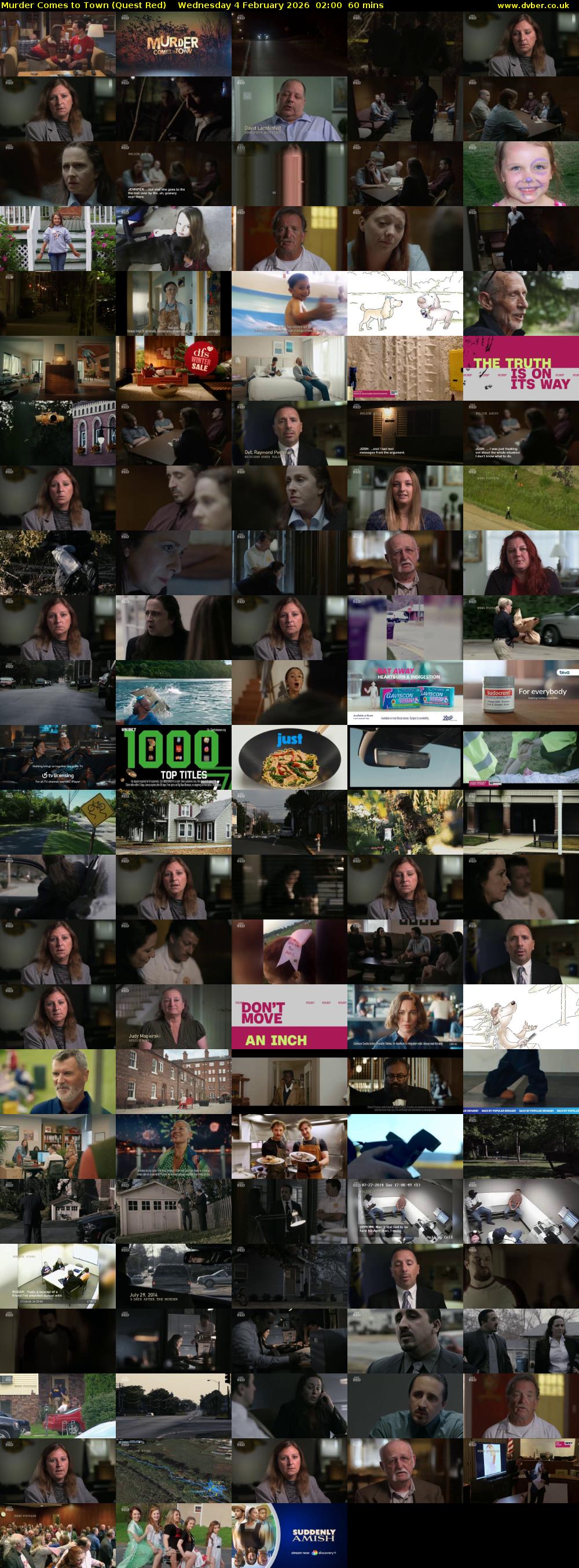 Murder Comes to Town (Quest Red) Wednesday 4 February 2026 02:00 - 03:00