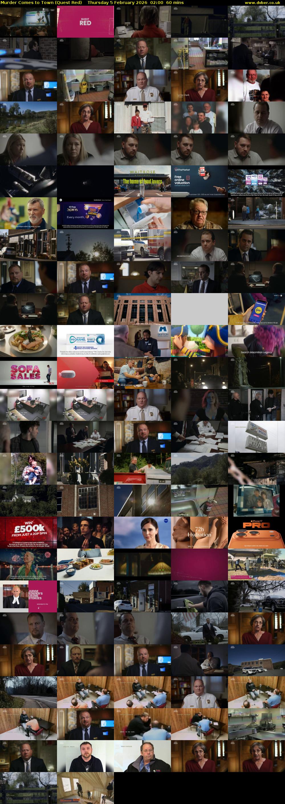 Murder Comes to Town (Quest Red) Thursday 5 February 2026 02:00 - 03:00