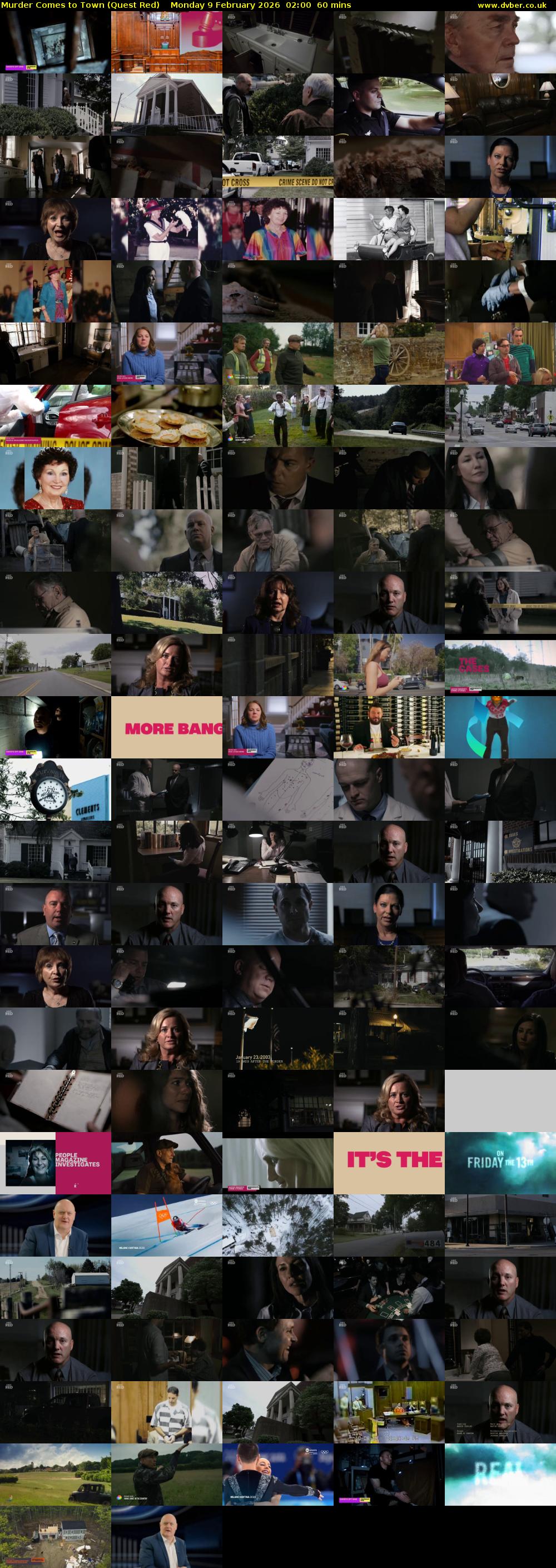 Murder Comes to Town (Quest Red) Monday 9 February 2026 02:00 - 03:00