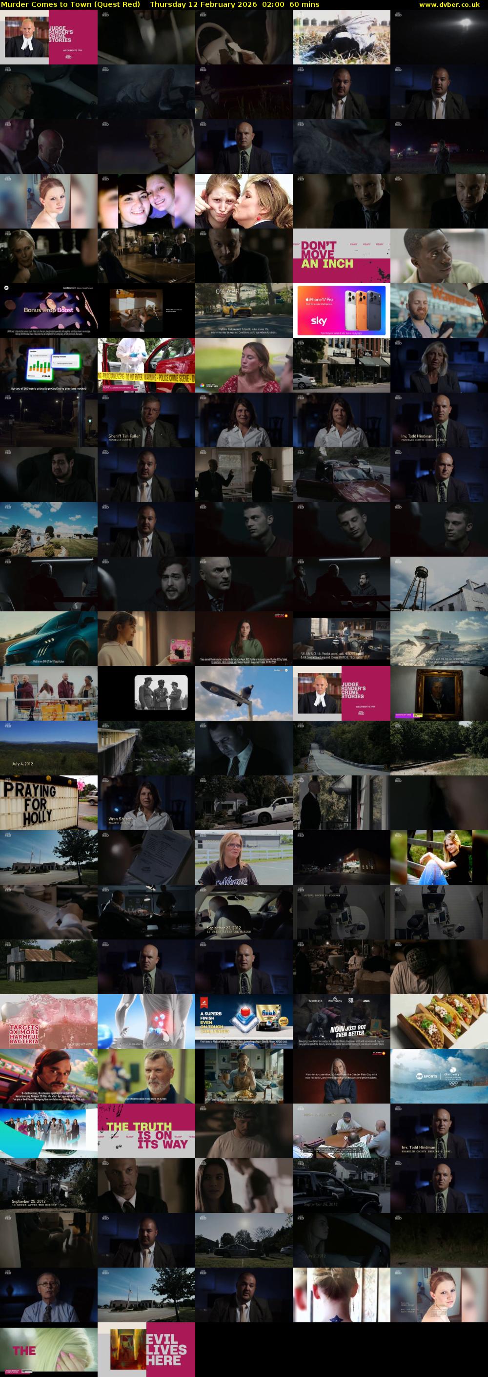 Murder Comes to Town (Quest Red) Thursday 12 February 2026 02:00 - 03:00