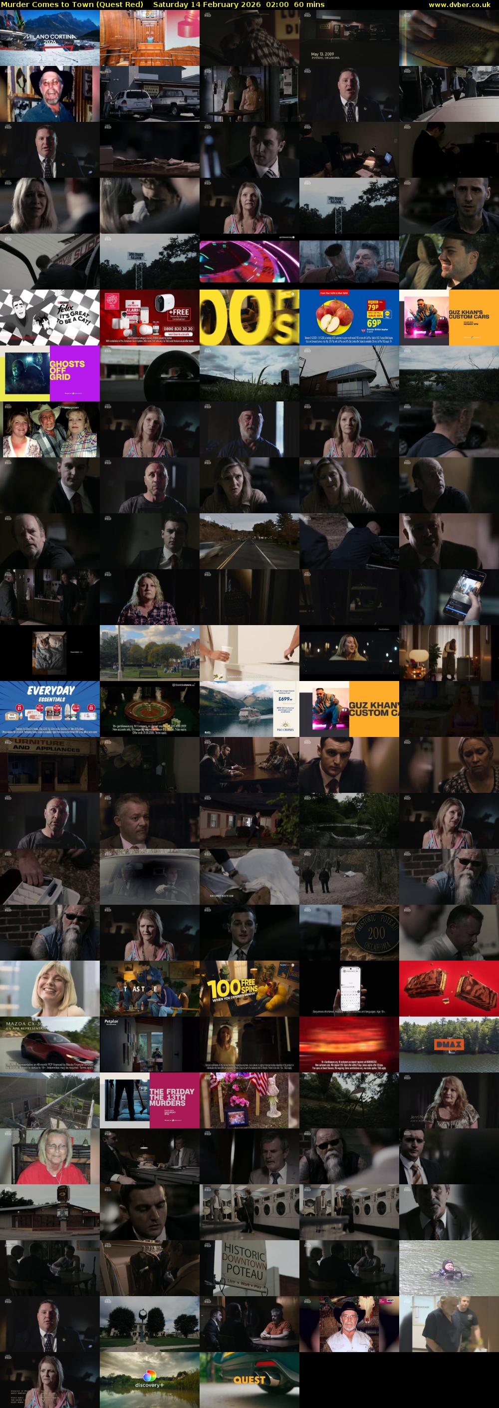 Murder Comes to Town (Quest Red) Saturday 14 February 2026 02:00 - 03:00