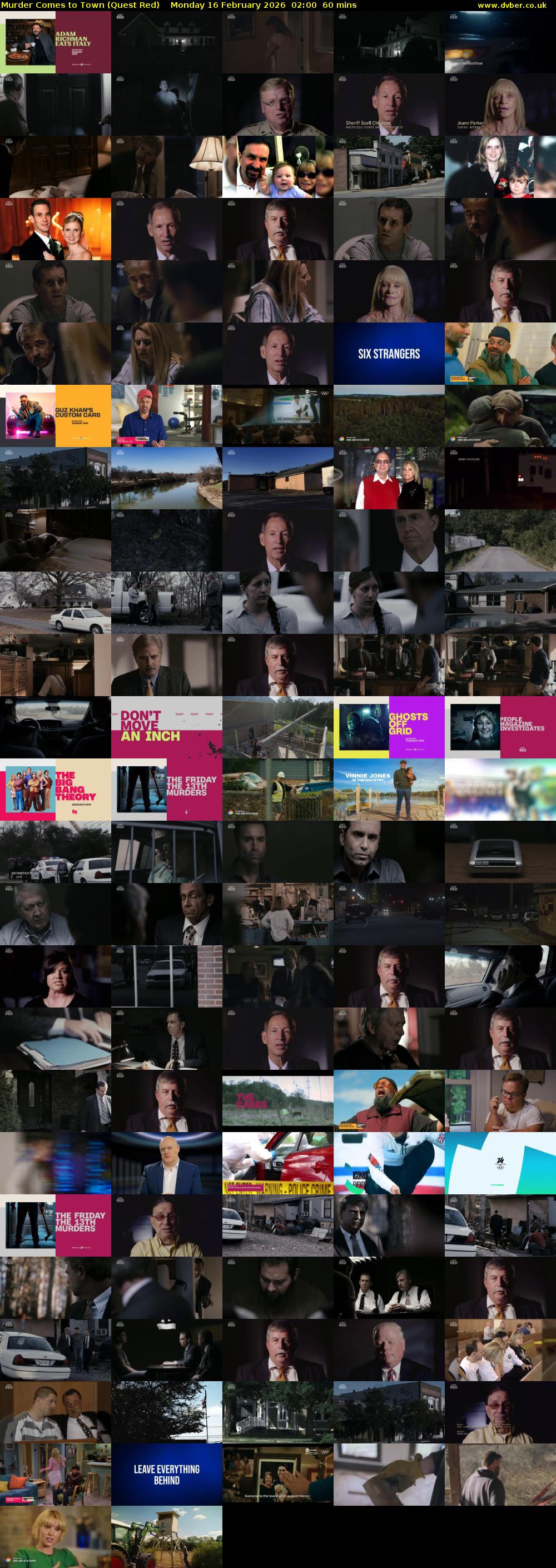 Murder Comes to Town (Quest Red) Monday 16 February 2026 02:00 - 03:00