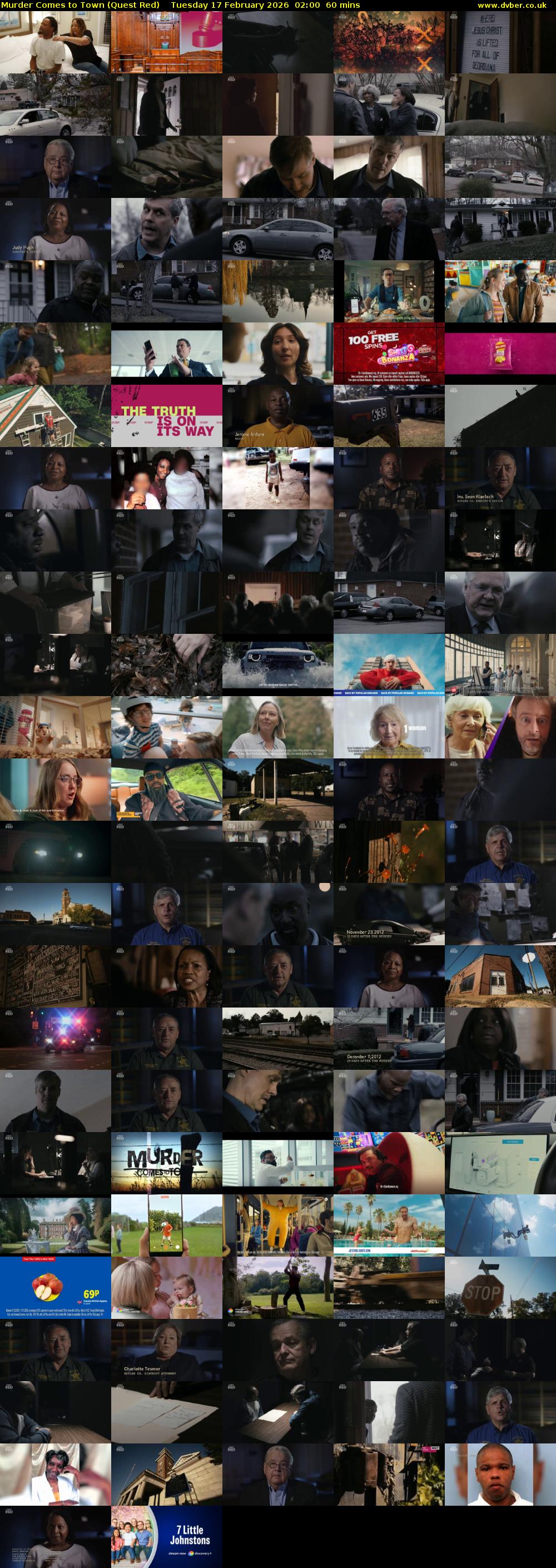 Murder Comes to Town (Quest Red) Tuesday 17 February 2026 02:00 - 03:00