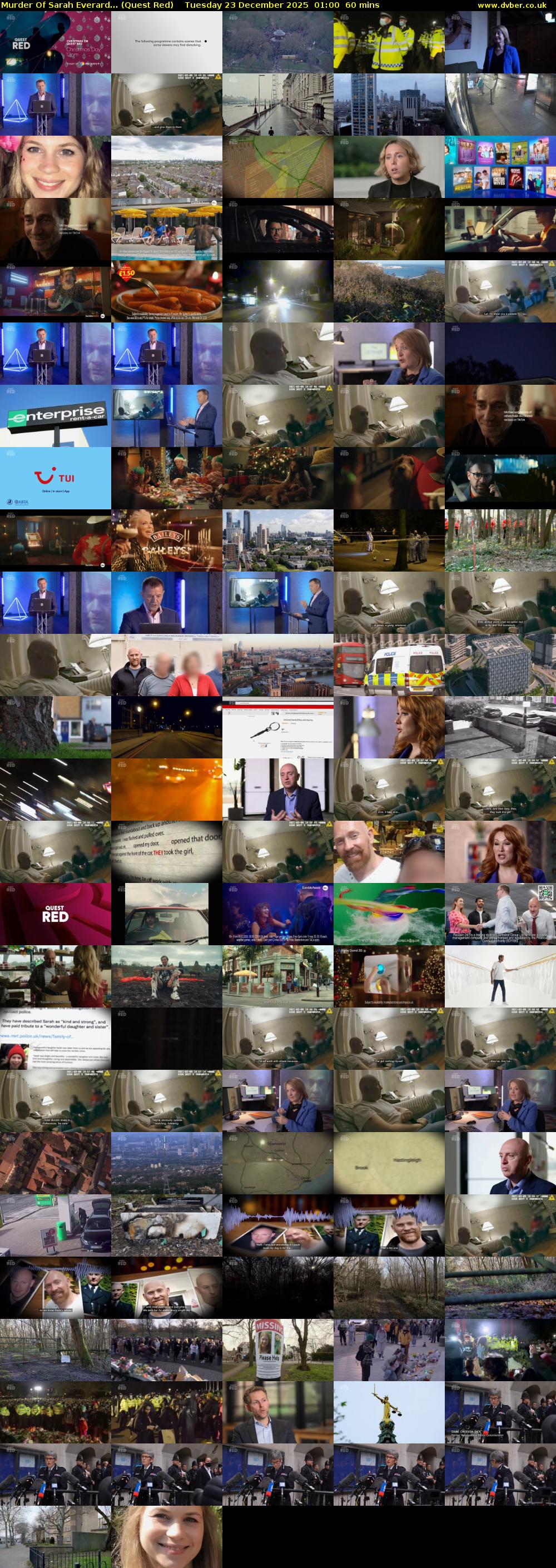 Murder Of Sarah Everard... (Quest Red) Tuesday 23 December 2025 01:00 - 02:00