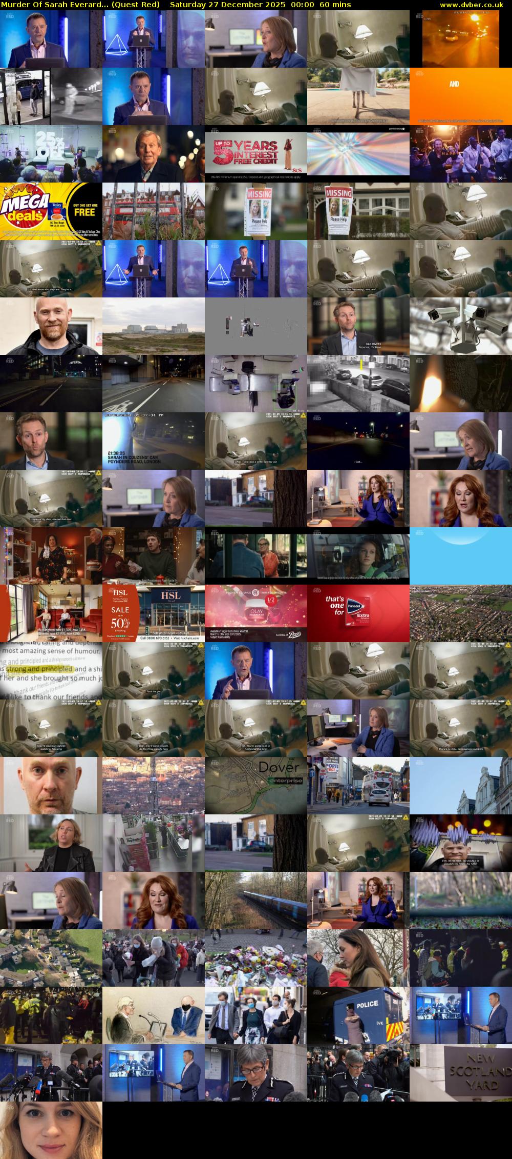 Murder Of Sarah Everard... (Quest Red) Saturday 27 December 2025 00:00 - 01:00