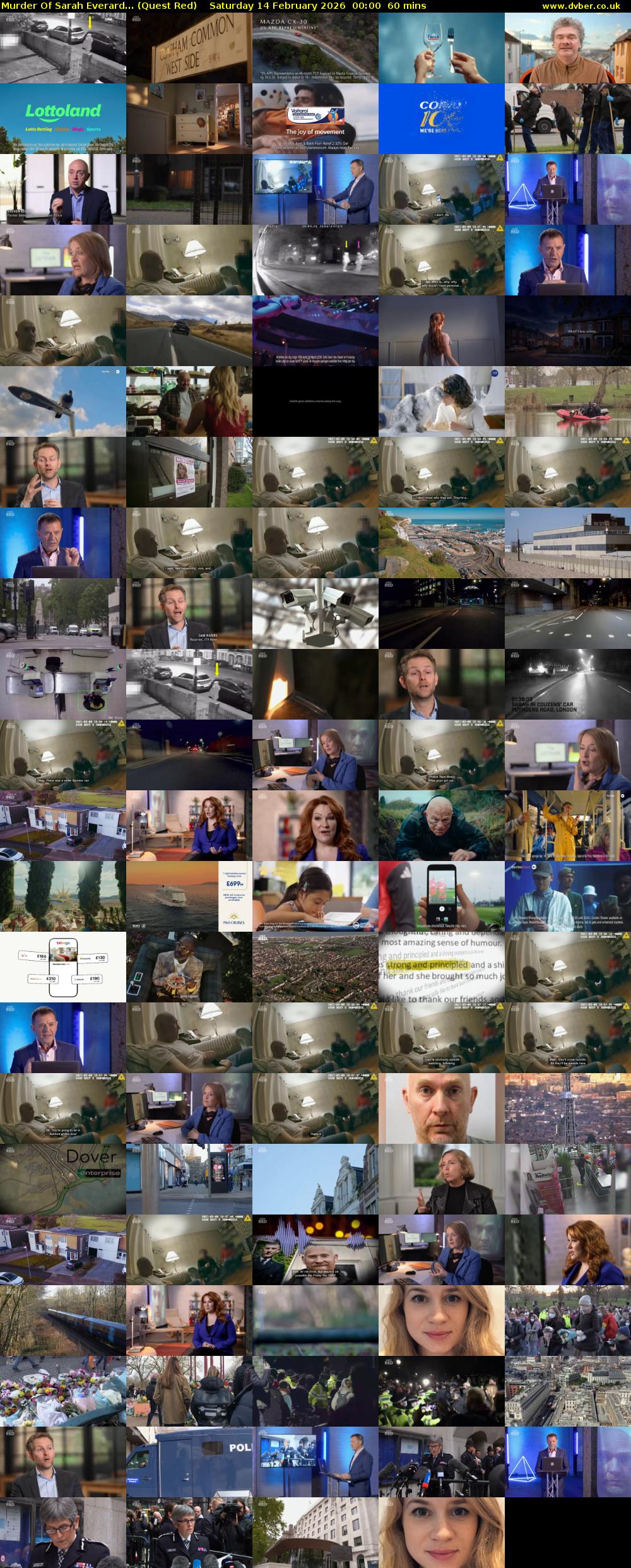 Murder Of Sarah Everard... (Quest Red) Saturday 14 February 2026 00:00 - 01:00