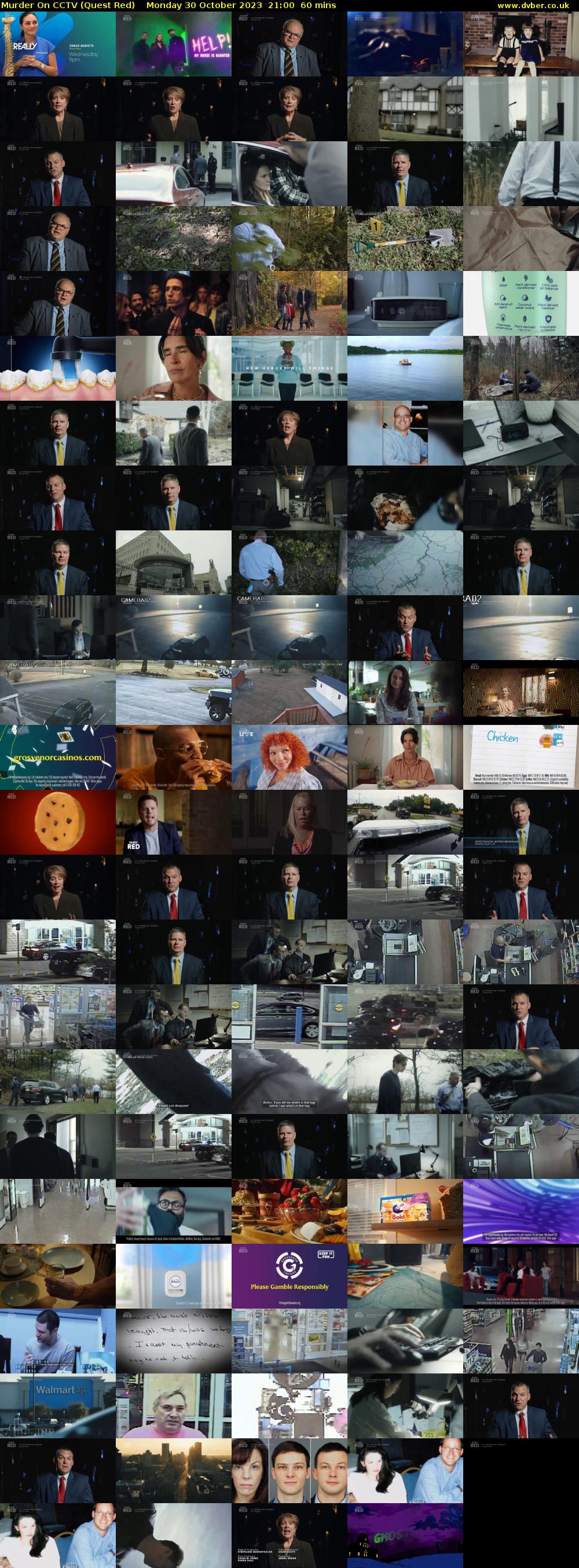 Murder On CCTV (Quest Red) Monday 30 October 2023 21:00 - 22:00