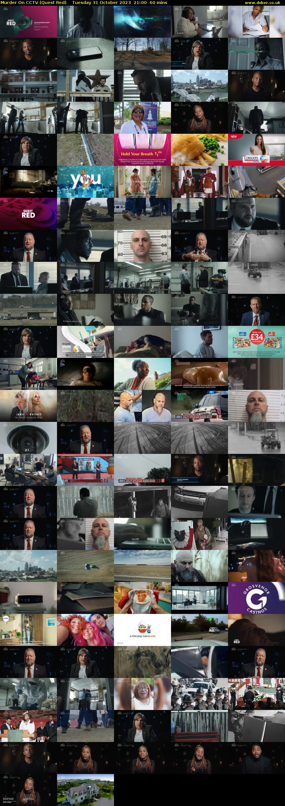 Murder On CCTV (Quest Red) Tuesday 31 October 2023 21:00 - 22:00