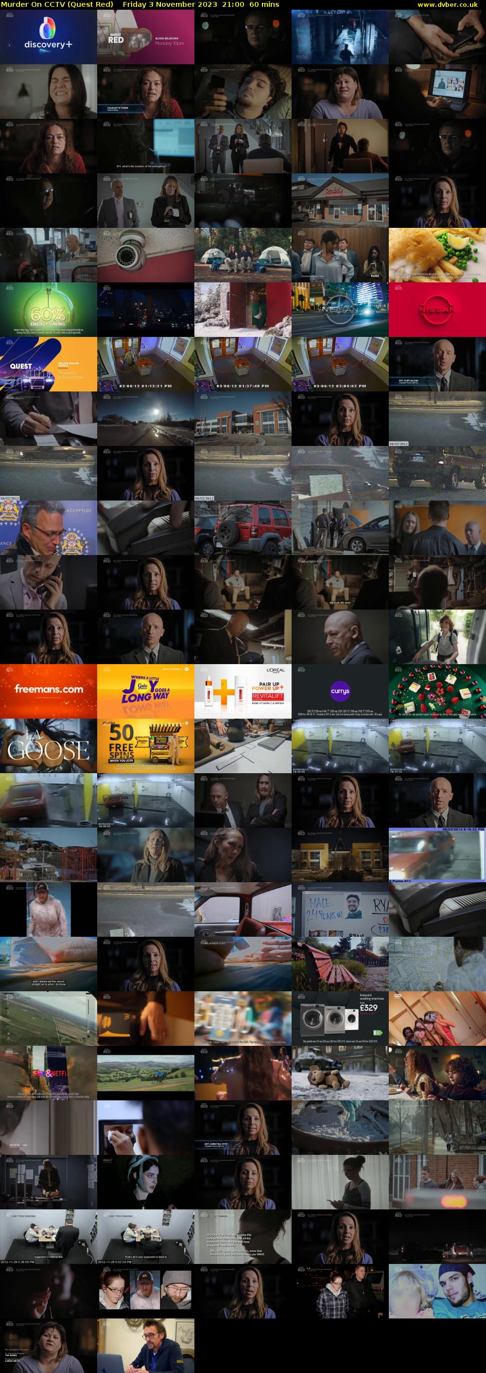 Murder On CCTV (Quest Red) Friday 3 November 2023 21:00 - 22:00