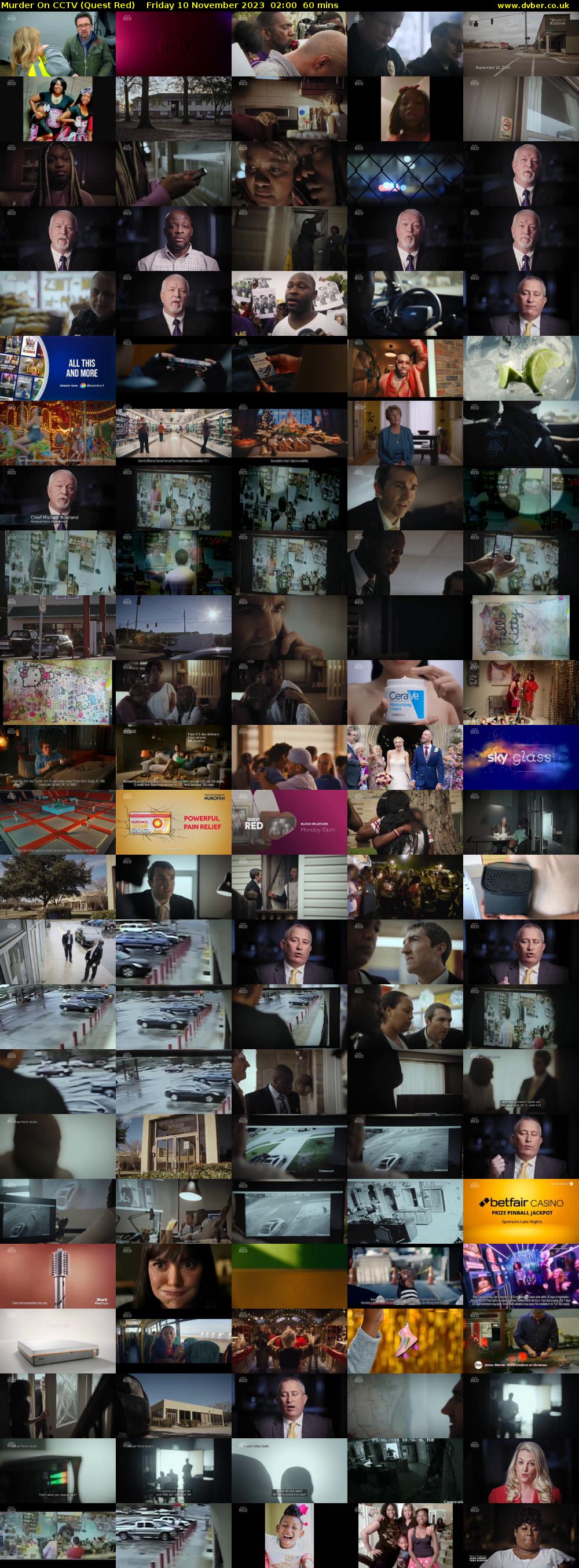 Murder On CCTV (Quest Red) Friday 10 November 2023 02:00 - 03:00