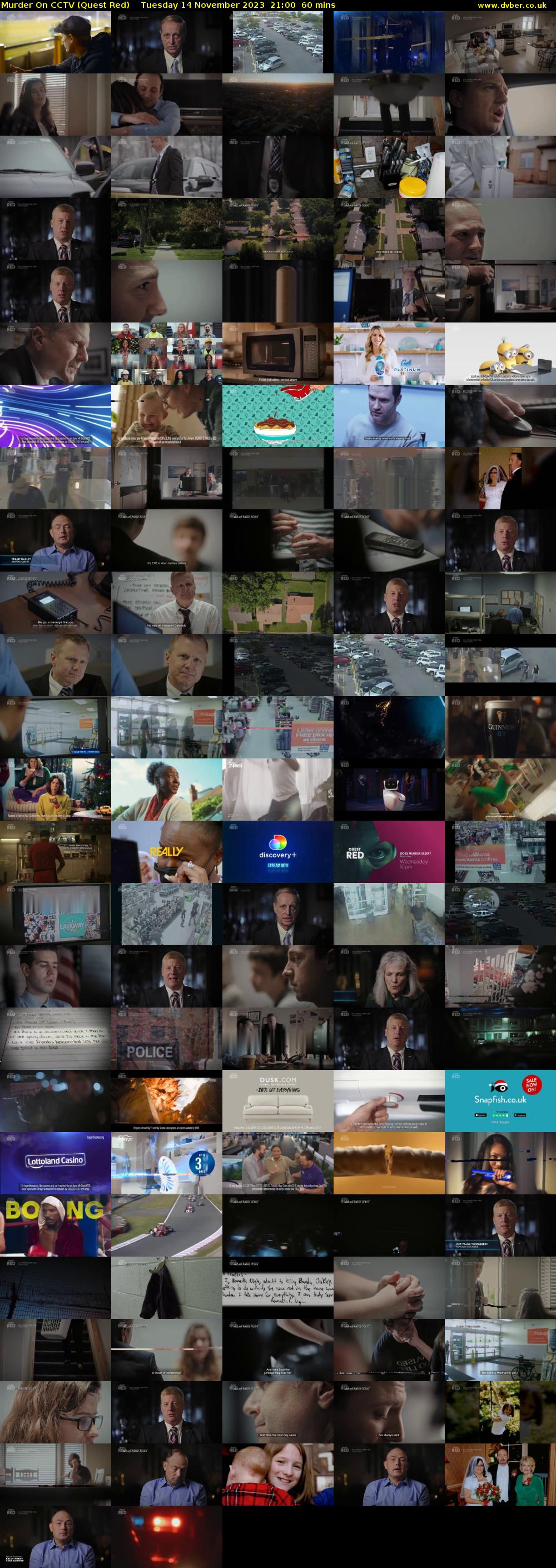 Murder On CCTV (Quest Red) Tuesday 14 November 2023 21:00 - 22:00