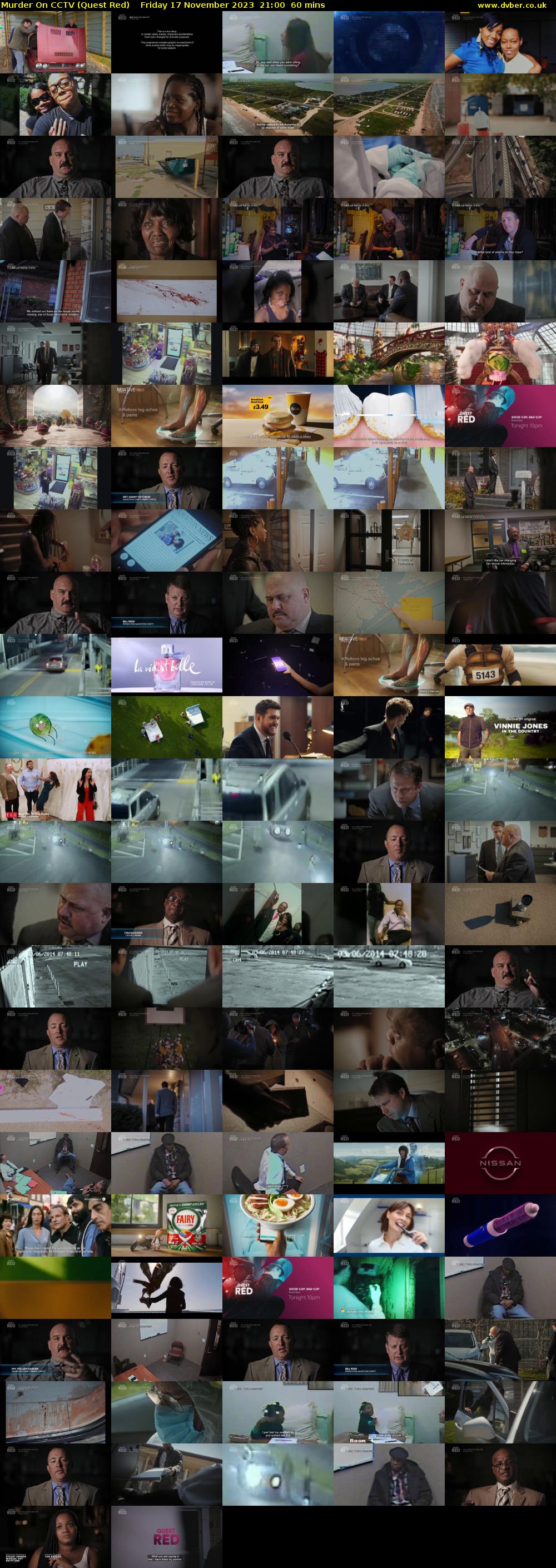 Murder On CCTV (Quest Red) Friday 17 November 2023 21:00 - 22:00