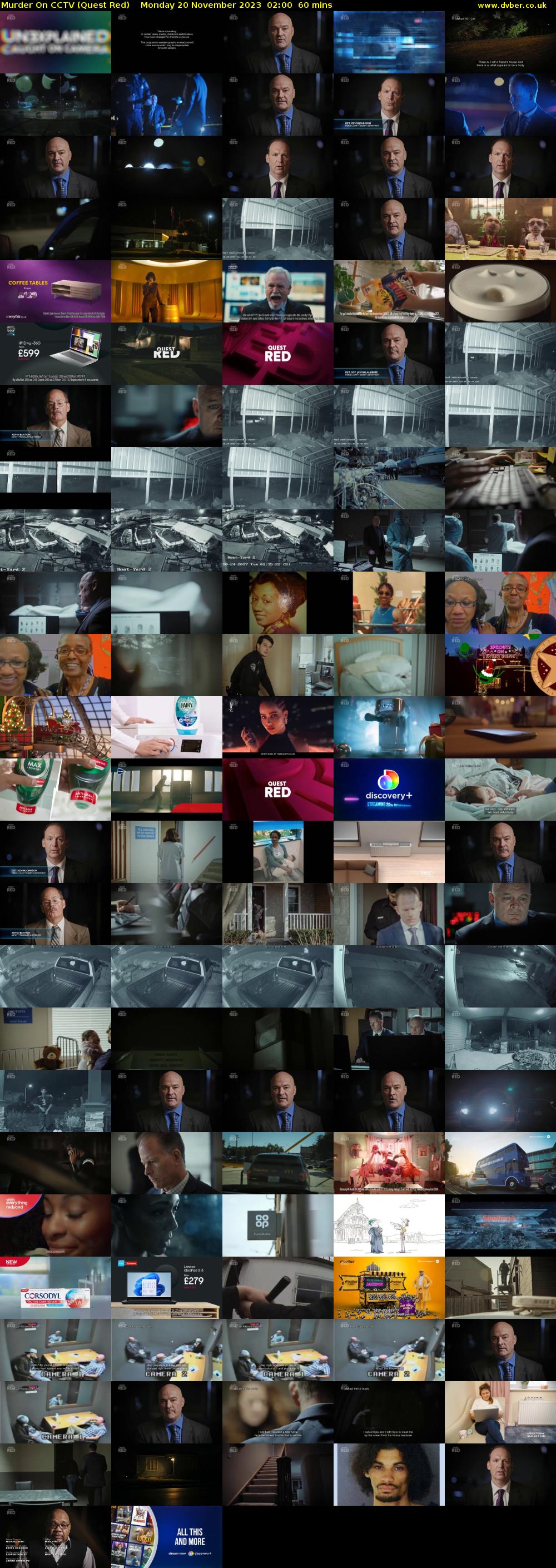 Murder On CCTV (Quest Red) Monday 20 November 2023 02:00 - 03:00