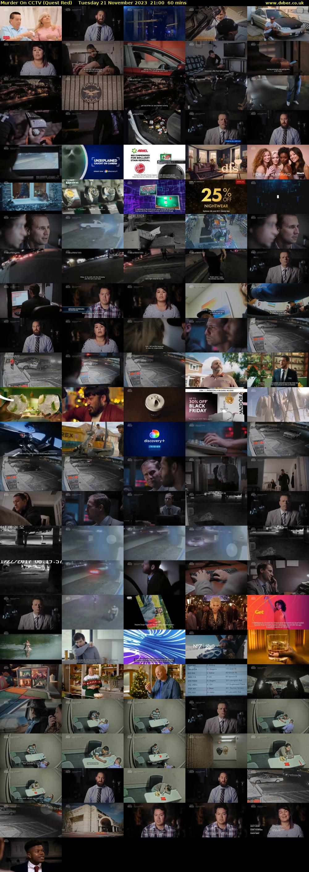 Murder On CCTV (Quest Red) Tuesday 21 November 2023 21:00 - 22:00