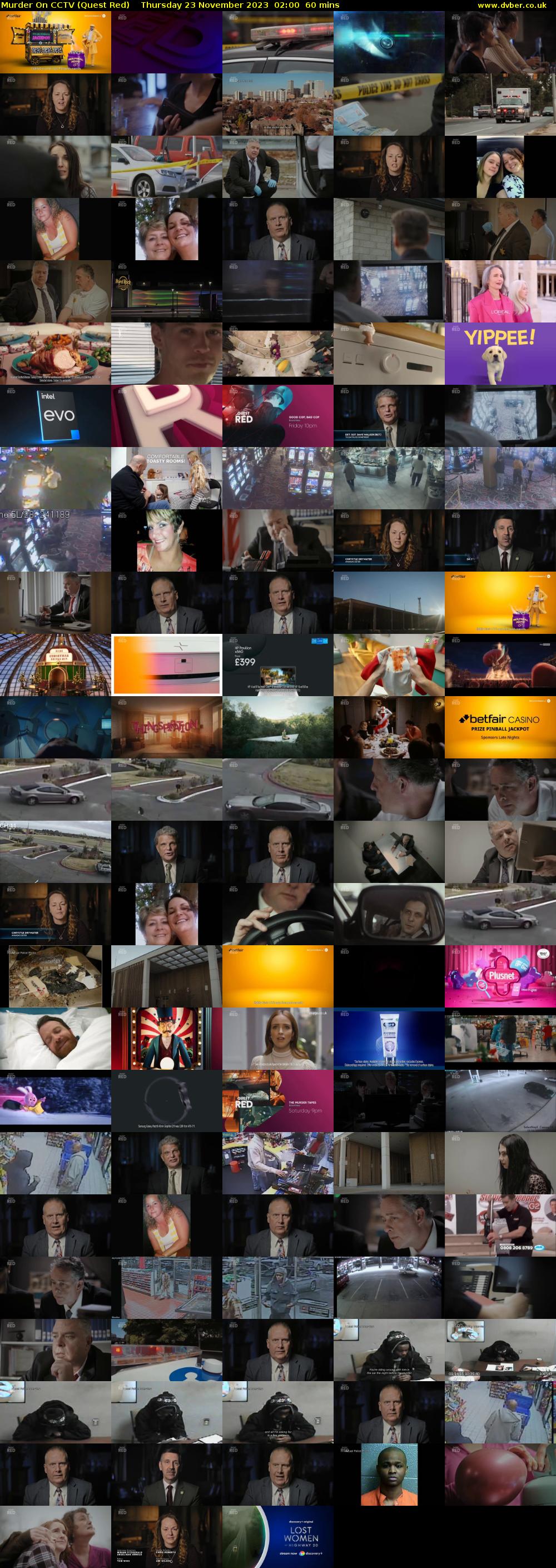 Murder On CCTV (Quest Red) Thursday 23 November 2023 02:00 - 03:00