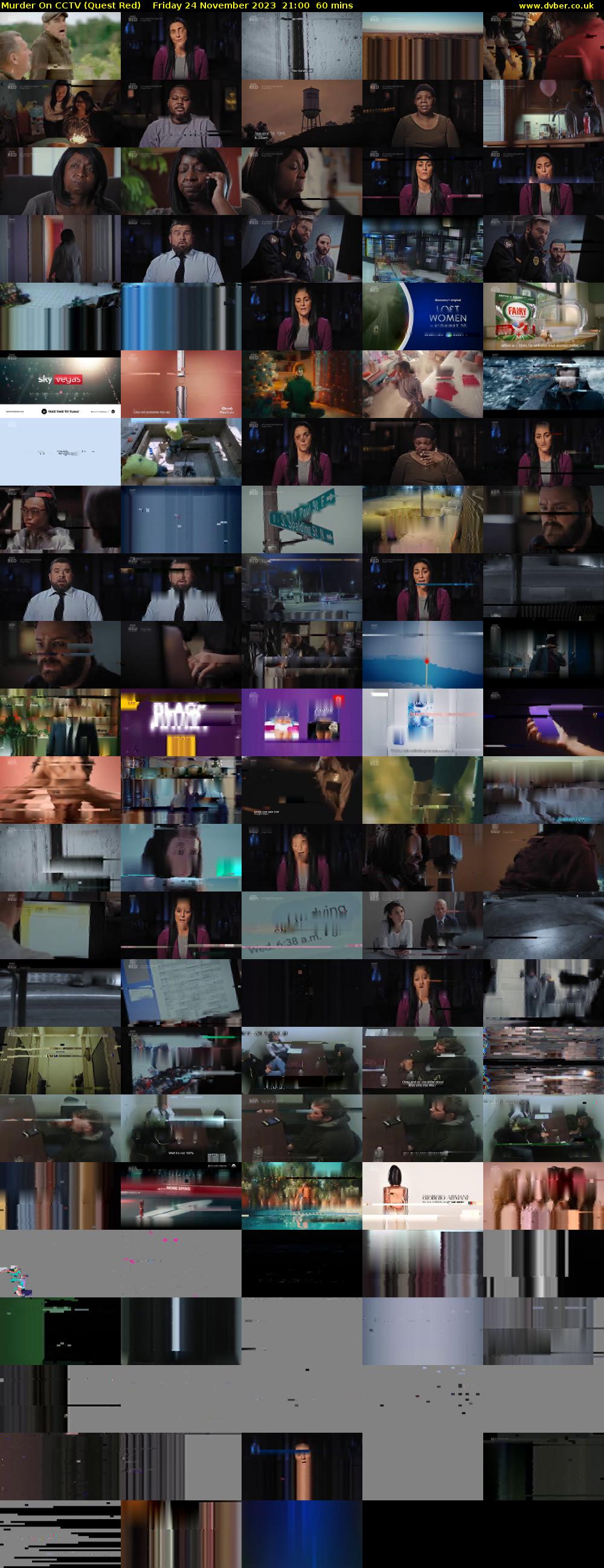 Murder On CCTV (Quest Red) Friday 24 November 2023 21:00 - 22:00
